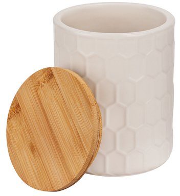 WENKO Vorratsdose Modell Maya, Keramik, (1-tlg), Frischhaltedose für Lebensmittel und Vorräte, luftdichter Deckel