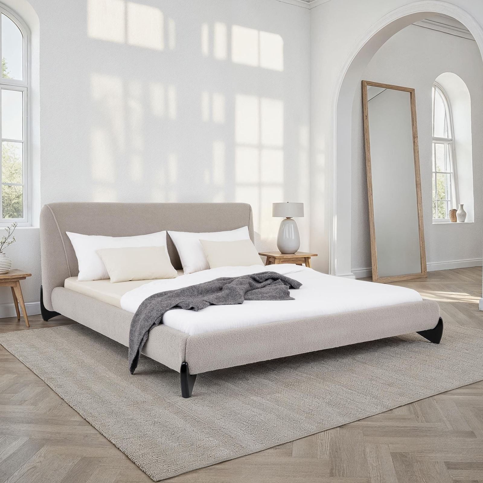 IDIMEX Polsterbett PATERNA, Doppelbett 180x200 cm mit Lattenrost und Polste günstig online kaufen