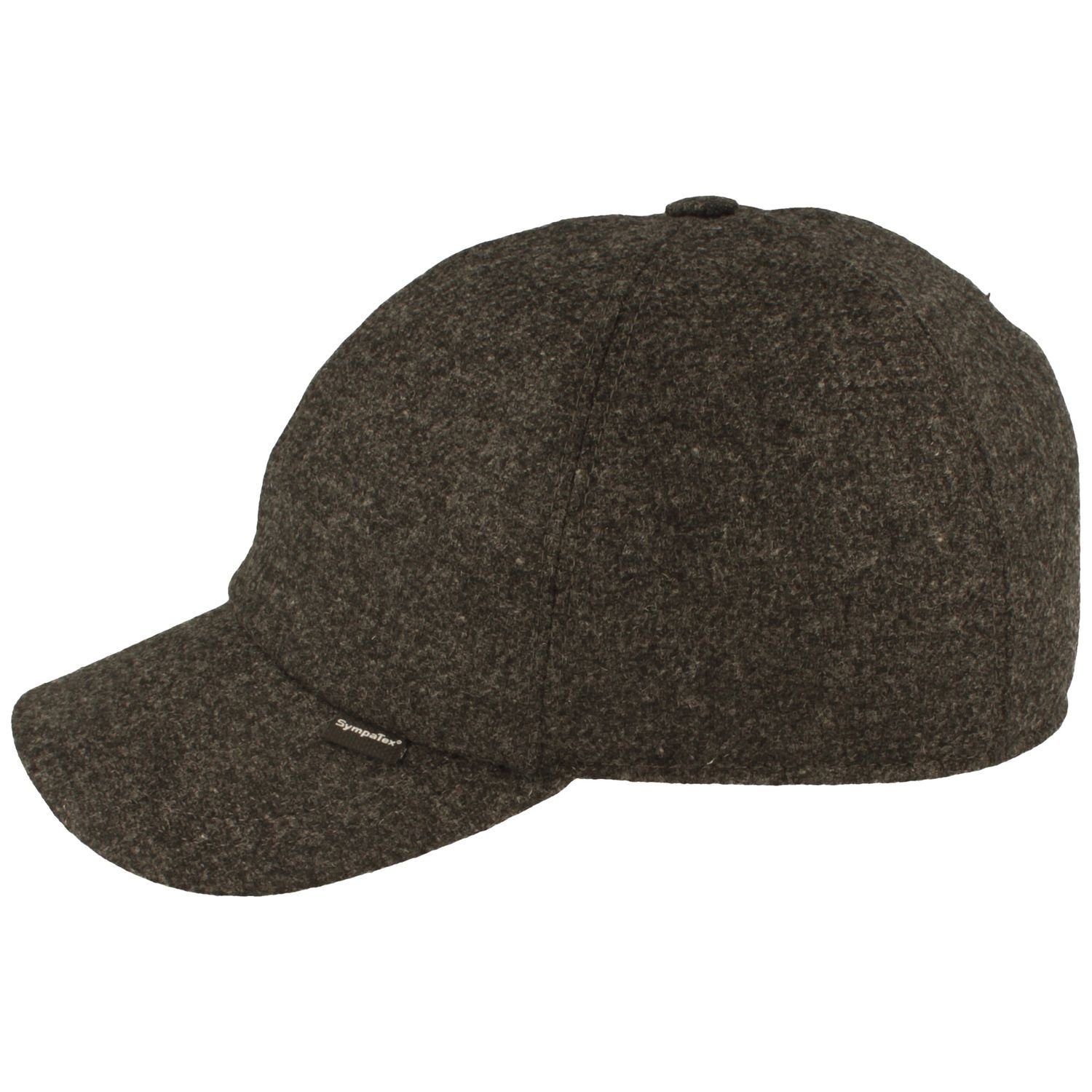 Breiter Baseball Cap Wasserdichte Sympatex Ohrenschutz BB-Cap Wolle