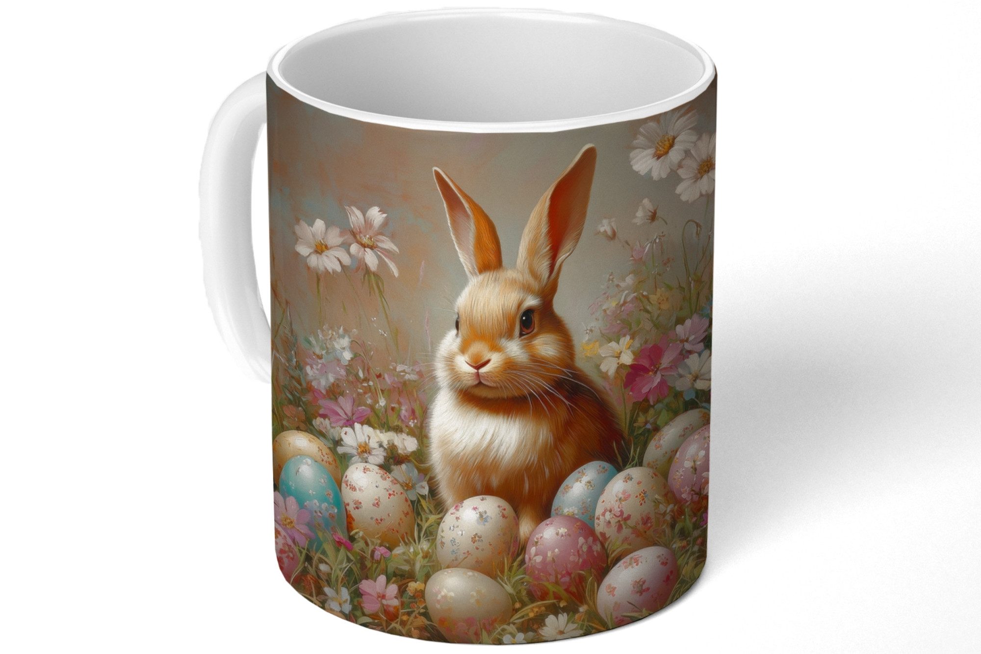 Tasse Osterhase - Frühling - Ostereier
