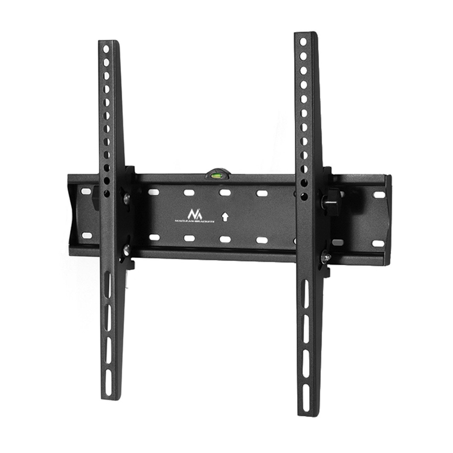 Maclean TV-Wandhalterung MC-665 für TV 32–75 Zoll bis 40kg, (bis 75,00 Zoll, VESA 100x100–400x400 neigbar verstellbar +12°/-12)