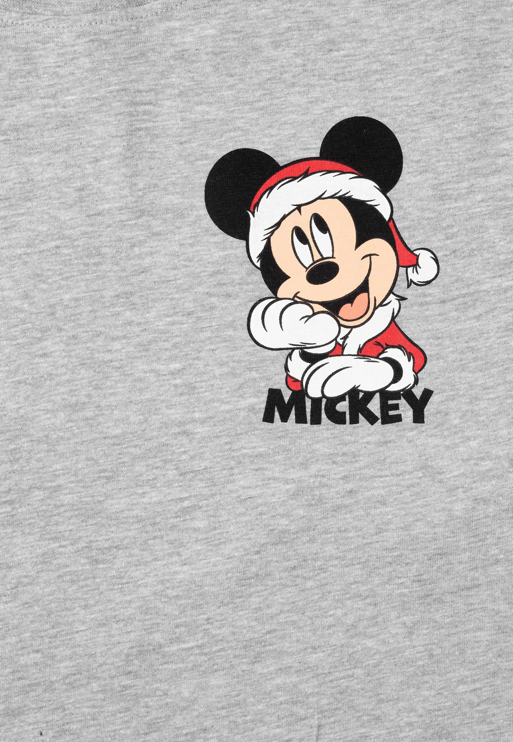 Schlafanzug United Schlafanzug Labels® Herren Christmas Disney Mickey Langarm XMAS Mouse