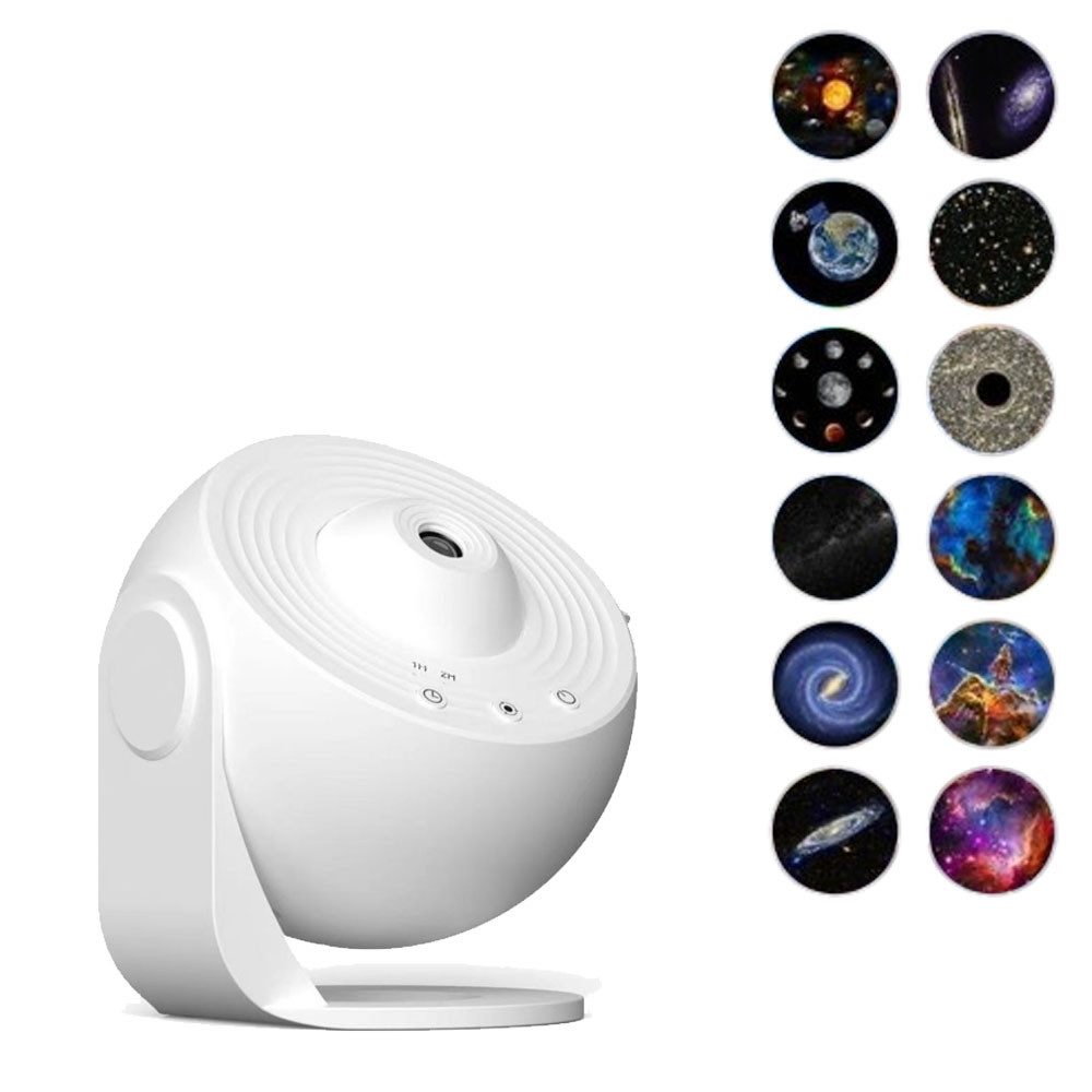 VIVIHEYDAY LED-Sternenhimmel Planetarium Sternenhimmel Projektor, 13 Planeten Discs, Galaxy Projektor Lampe Sternenhimmel, Valentinstag Geschenk