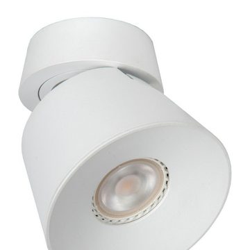 click-licht Deckenleuchte Deckenstrahler Trigono in Weiß GU10 1-flammig ES-111, keine Angabe, Leuchtmittel enthalten: Nein, warmweiss, Deckenlampe, Deckenbeleuchtung, Deckenlicht