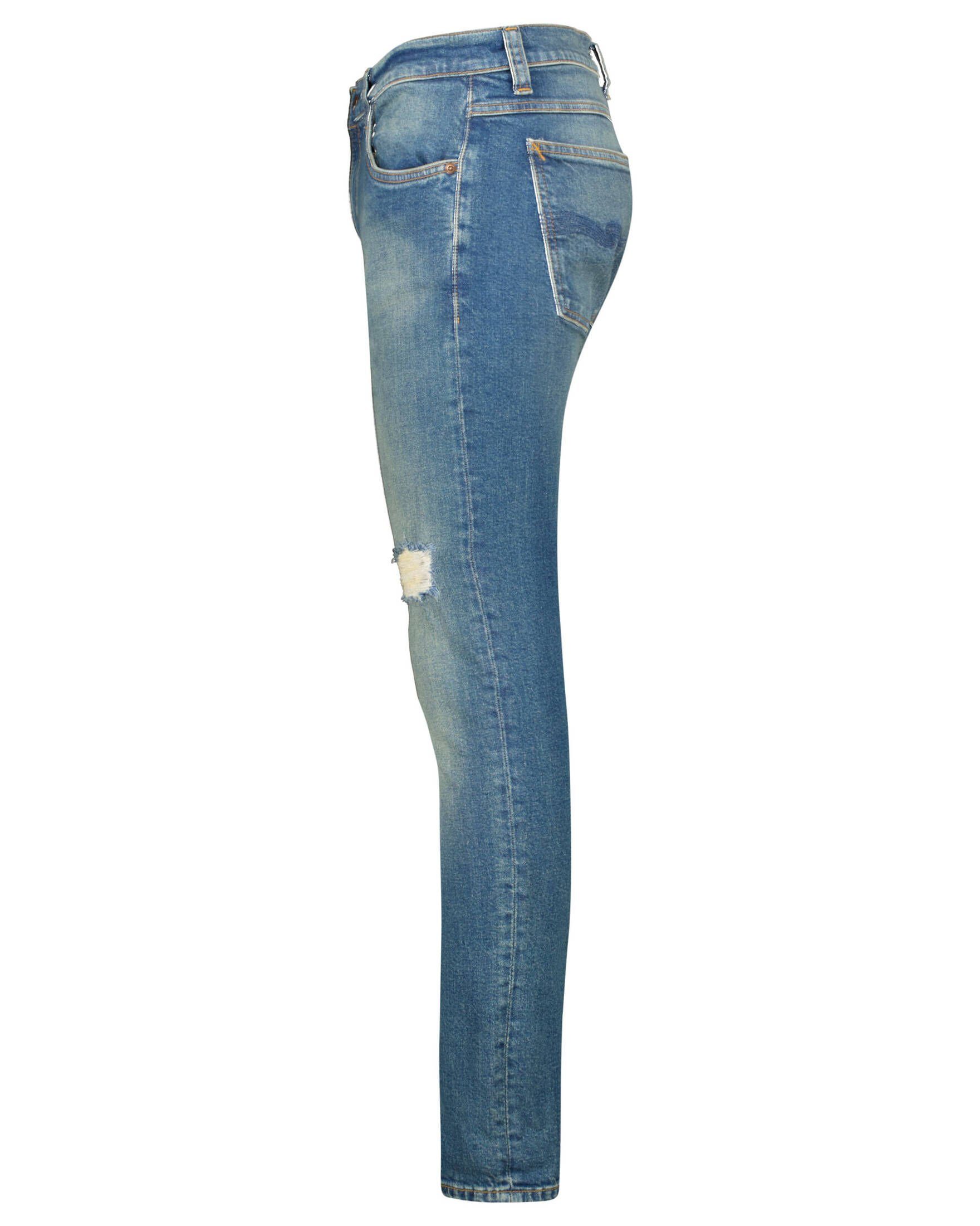 Jeans Slim (1-tlg) TIGHT TERRY 5-Pocket-Jeans Herren Fit Jeans Nudie