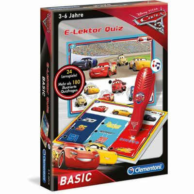 Clementoni® Spiel, »Clementoni 59026 - E-Lektor Quiz - Disney Cars 3«