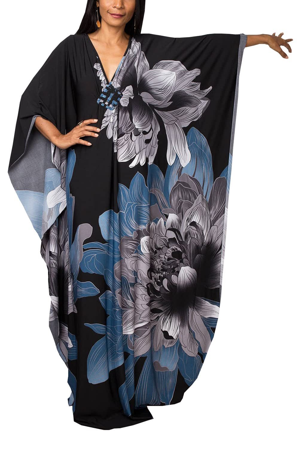 RWEUOQ Strandkleid Maxikleid Strand-Tunika Bikini-Überwurf Beachwear günstig online kaufen