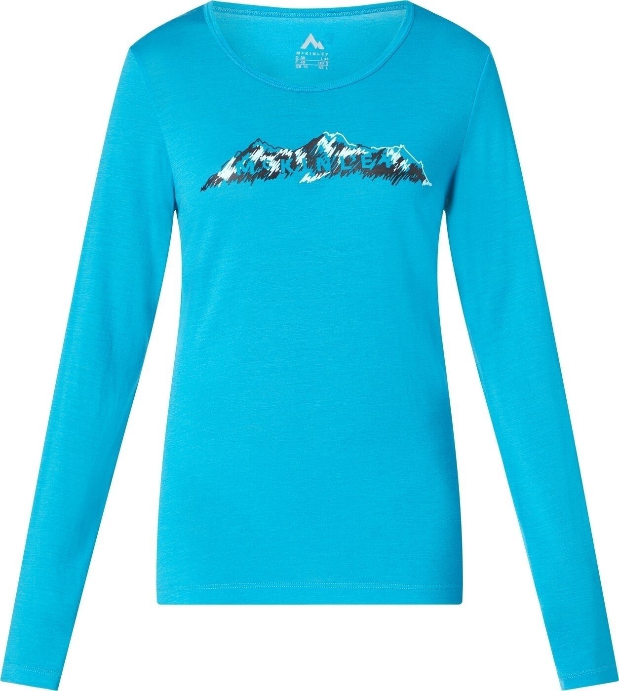 McKINLEY Langarmshirt Da.-Langarmshirt Hicks ls wms BLUE AQUA