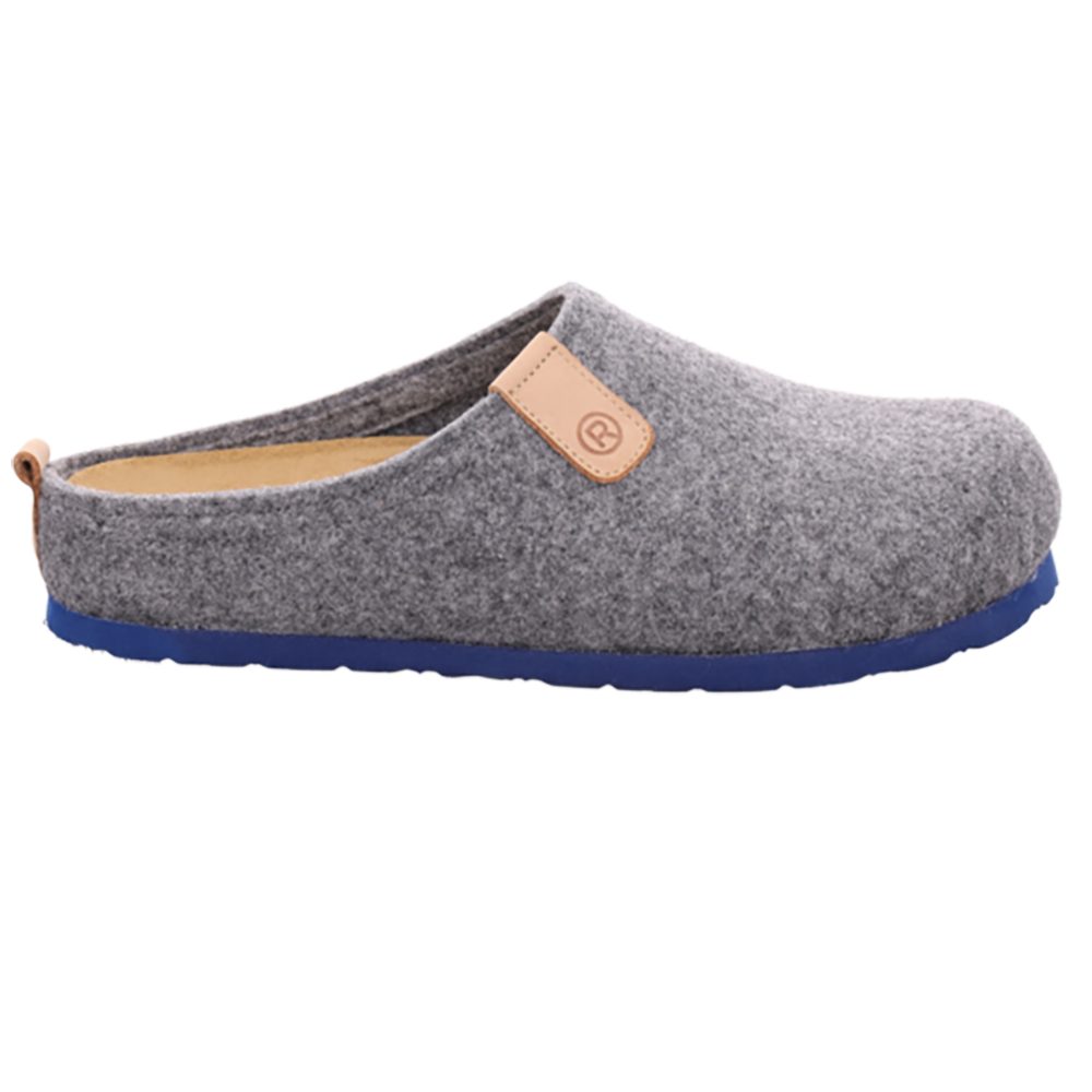 Rohde Napoli-H Pantoffel Hausschuh, Homeslipper, Wohlfühlschuh mit Label