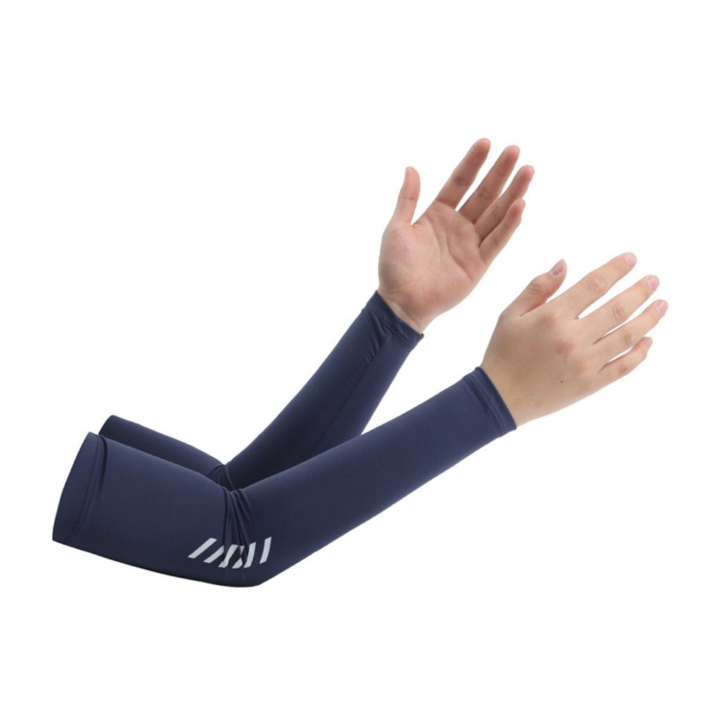 Sommer-Sonnenschutz-Kampagne, Blau Kühlung Rouemi Ärmel Armstulpen Arm Sleeves Cooling