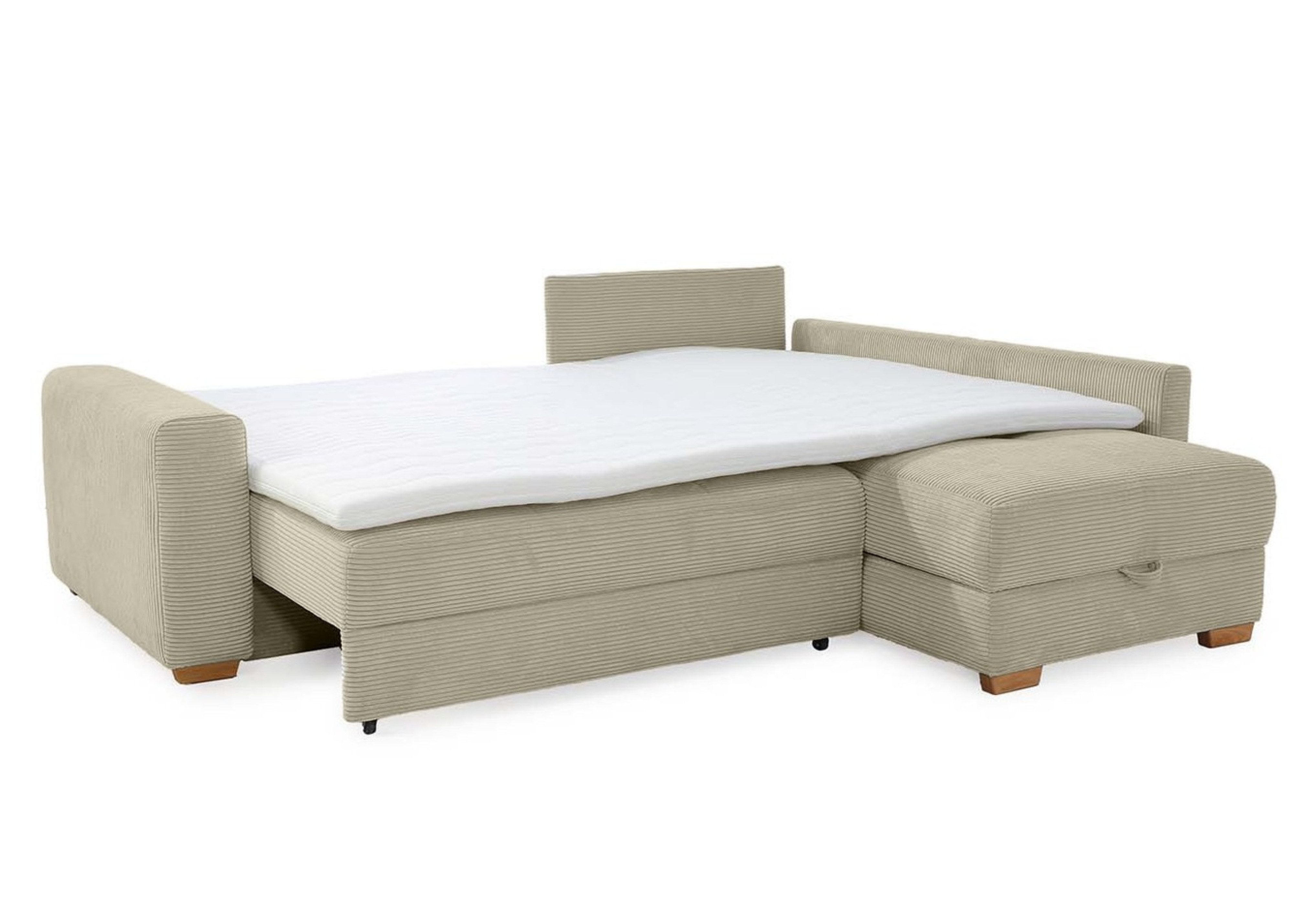 luma-home Ecksofa 15212, Dauerschläfer 257x206 cm günstig online kaufen