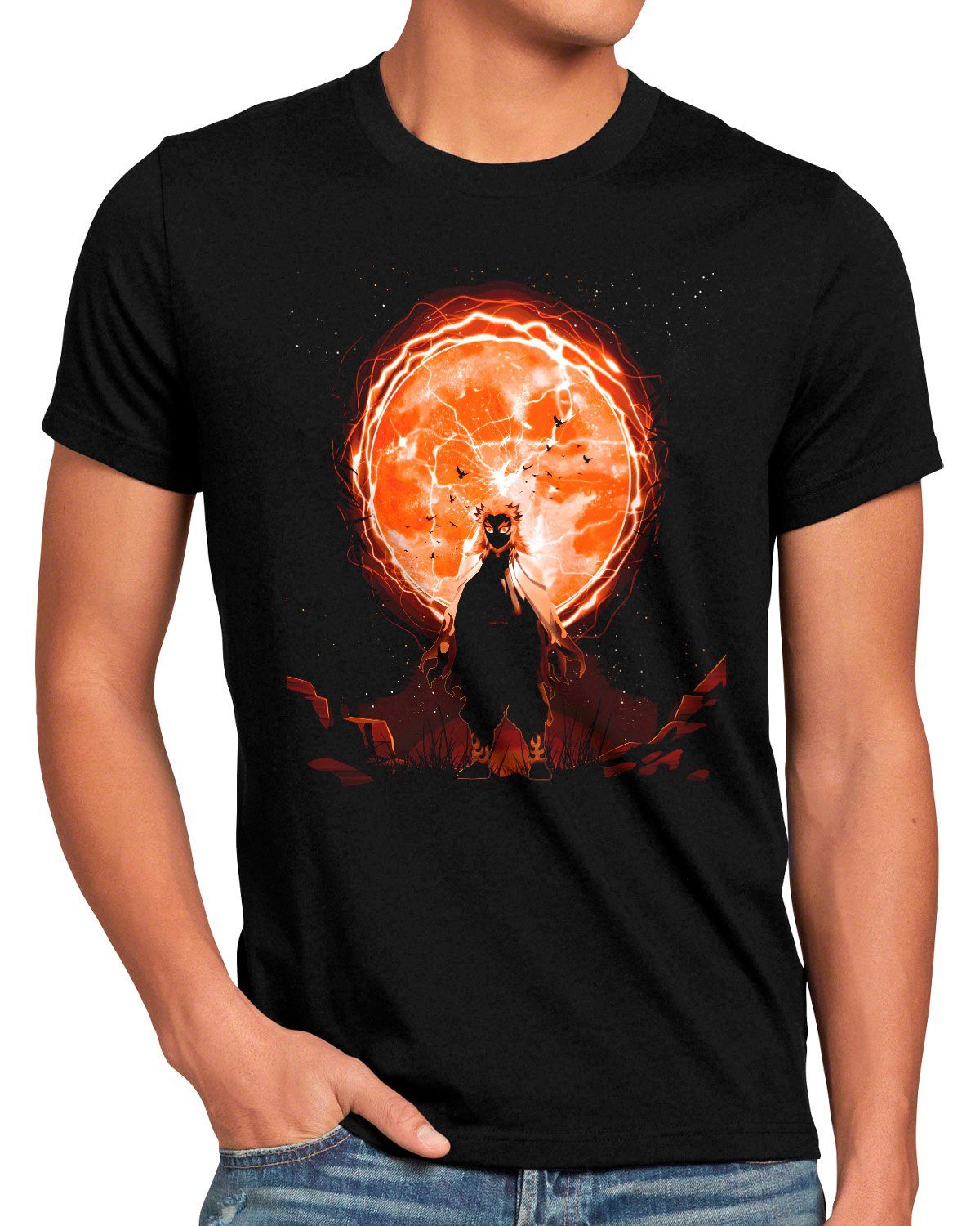 style3 Print-Shirt demon anime japan manga slayer