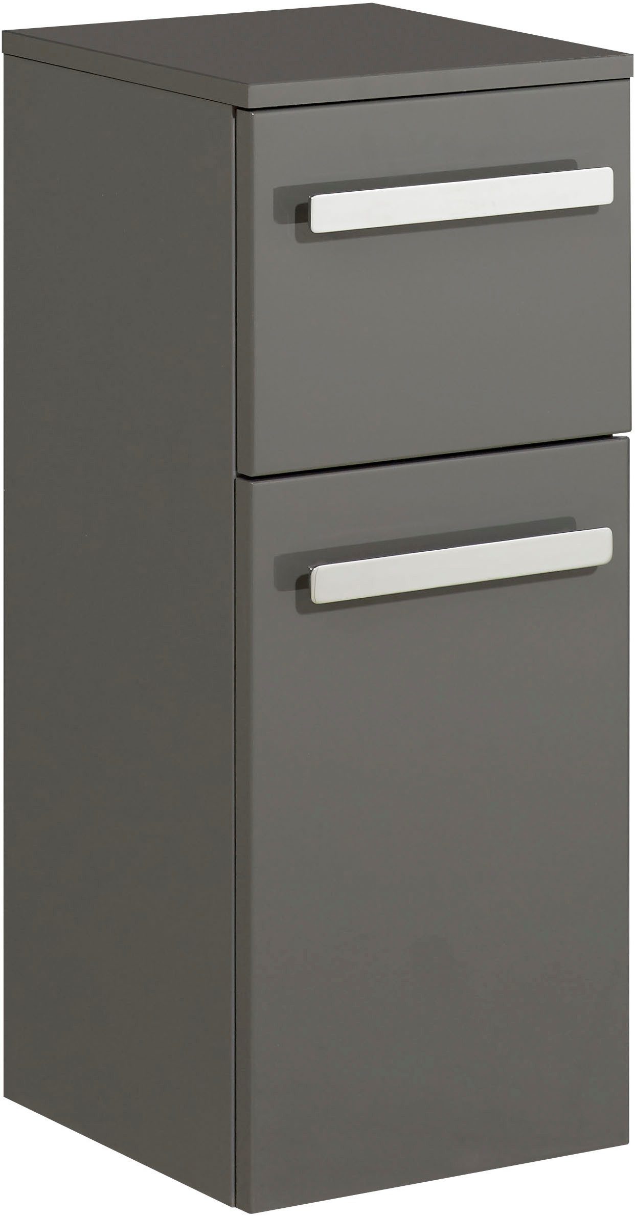 Saphir Badmöbel-Set Serie 4005, vormontiert, Glaswaschbecken, Spiegelschrank, (Set, 6-St), Badezimmer-Set mit Unterschrank, Hängeschrank, Midischrank, Türdämpfer