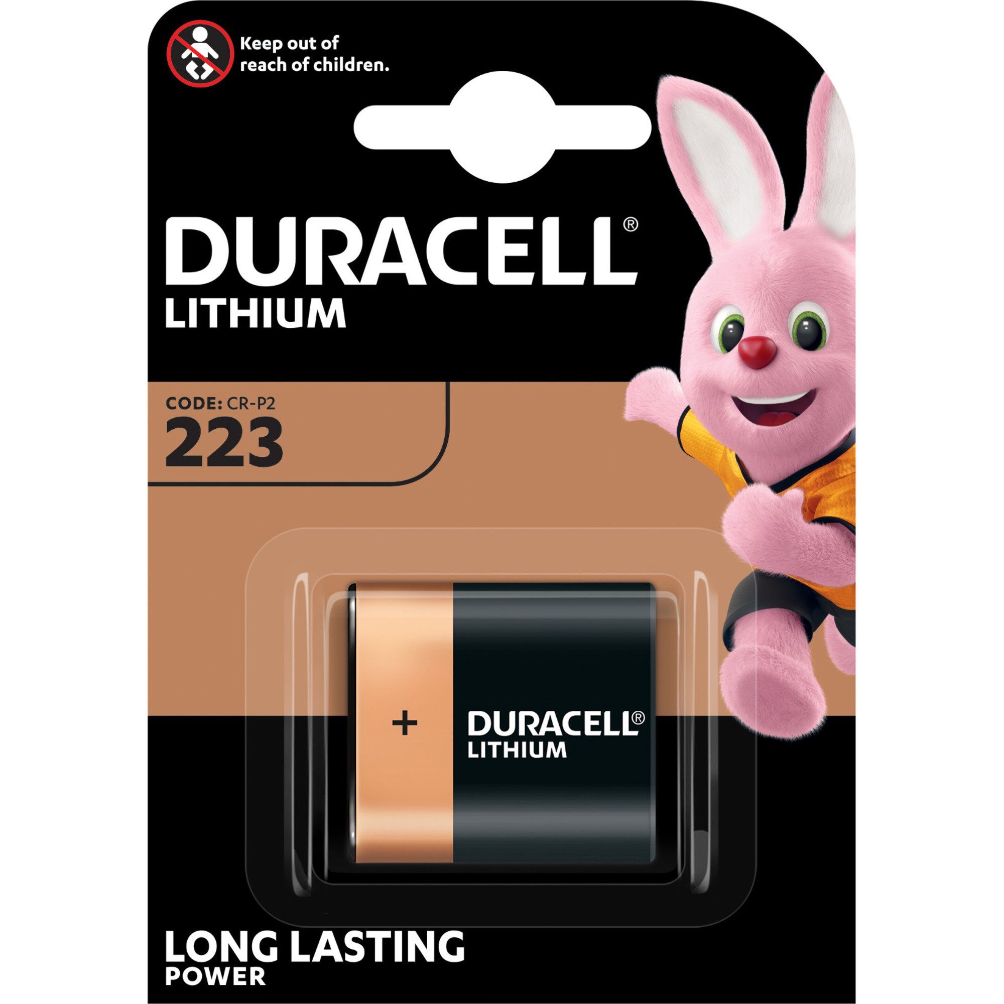 Duracell Duracell Ultra, Batterie, (1 Stück, CR-P2) Batterie