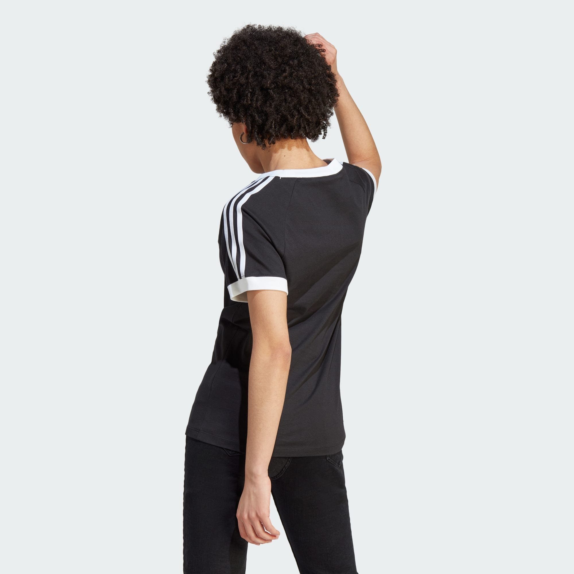 ADICOLOR 3-STREIFEN T-SHIRT SLIM T-Shirt CLASSICS adidas Originals Black
