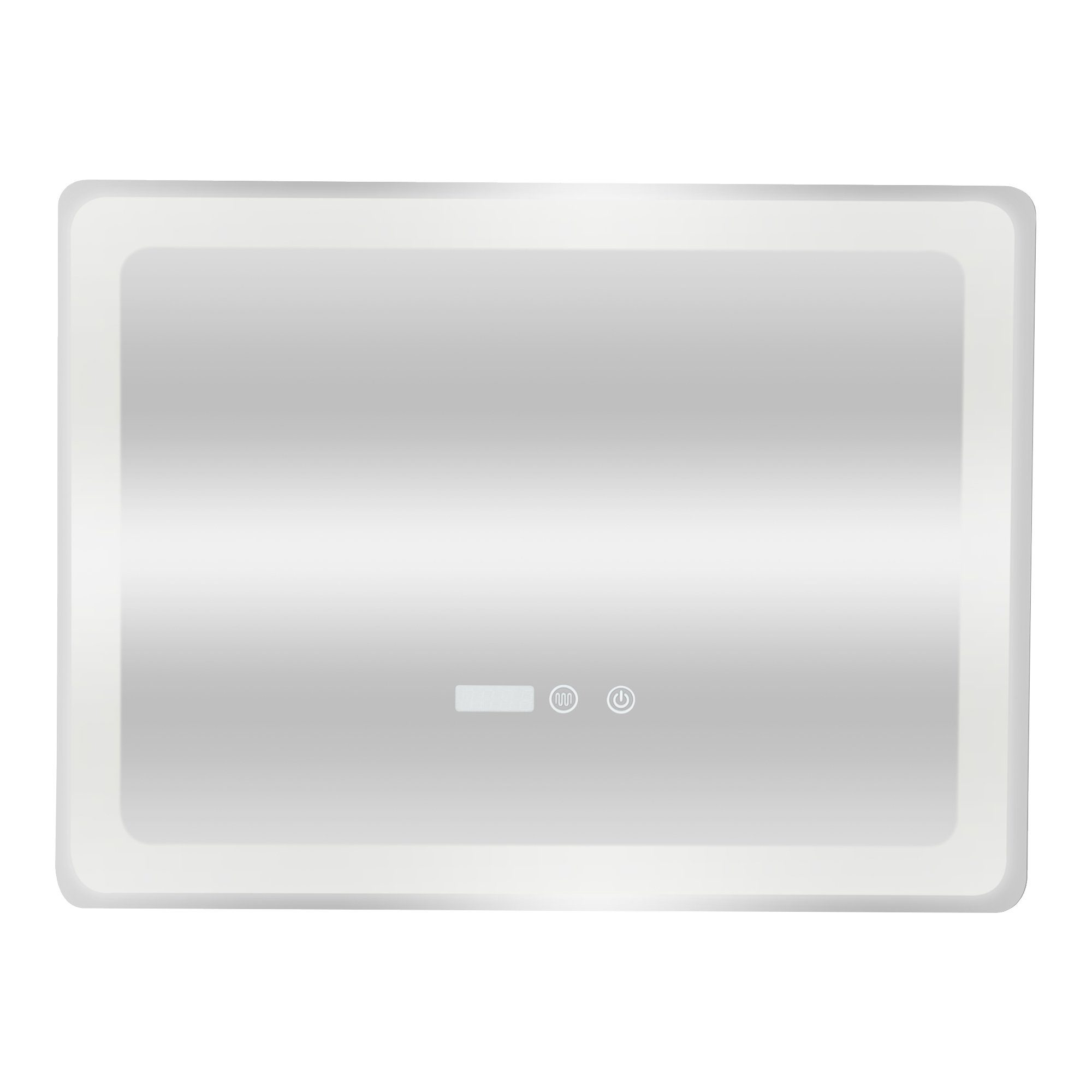 3 pro.tec Silber Lichtfarben 45x60cm LED Beleuchtung Badspiegel, »Casoli«