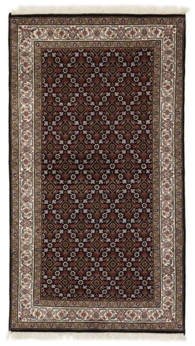 Orientteppich Indo Täbriz 89x162 Handgeknüpfter Orientteppich Läufer, Nain Trading, rechteckig, Höhe: 12 mm