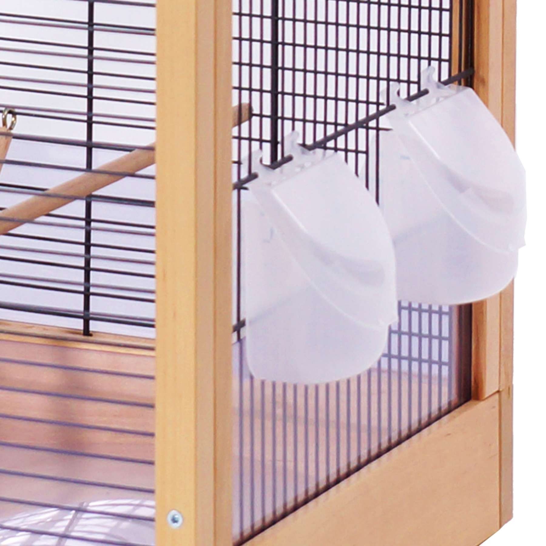 Svauoumu Vogelkäfig Heizung - Konstante Temperatur Mit Spiegel 18W