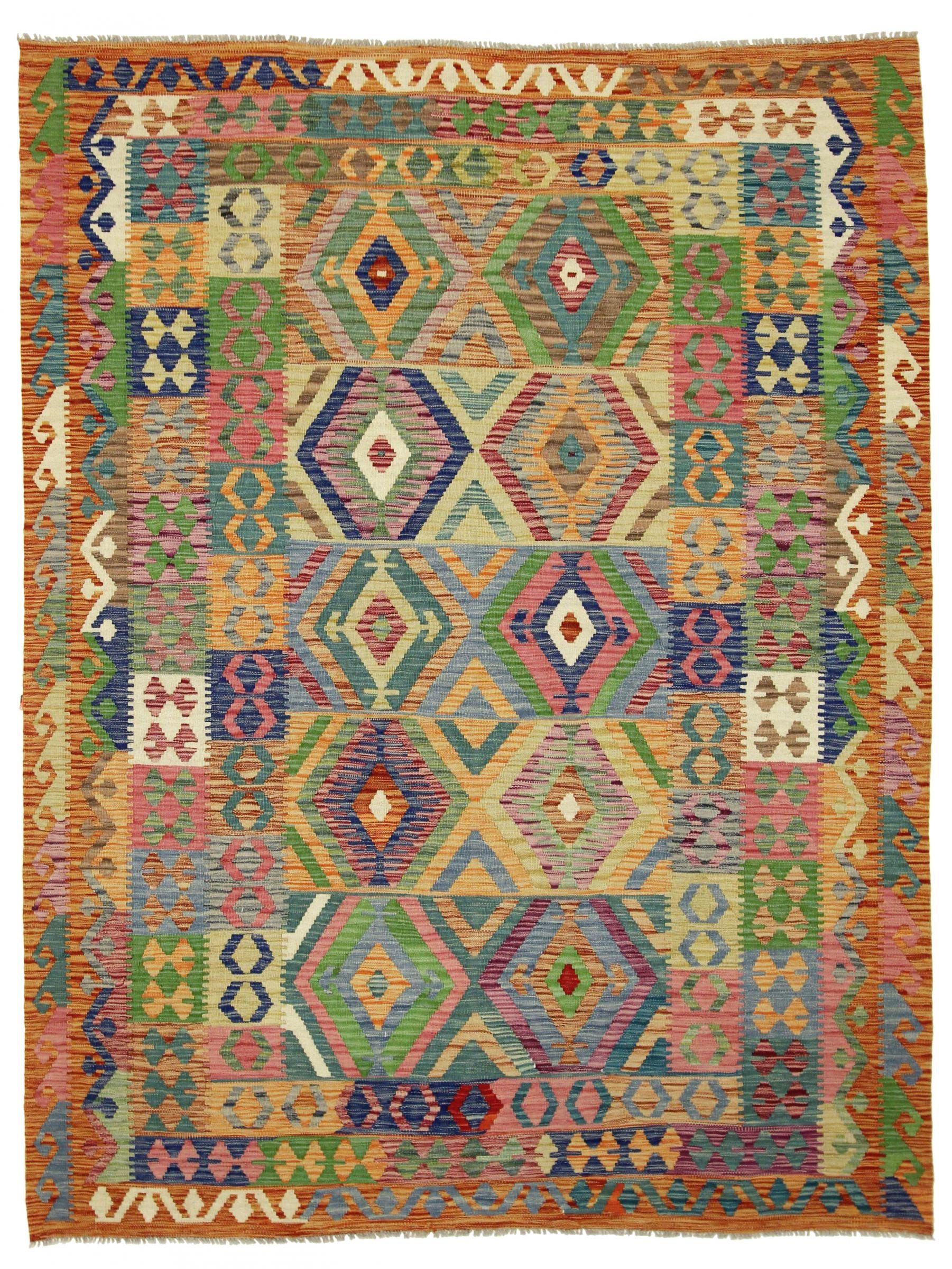 Orientteppich »Kelim Himalaya 241x185 Handgewebter Orientteppich«, Nain  Trading, Höhe 0.3 mm online kaufen | OTTO
