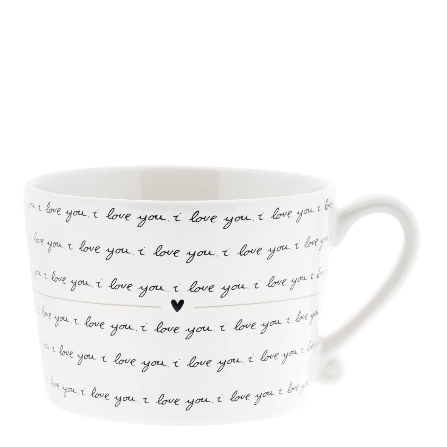 Tasse Schwarzes Herz