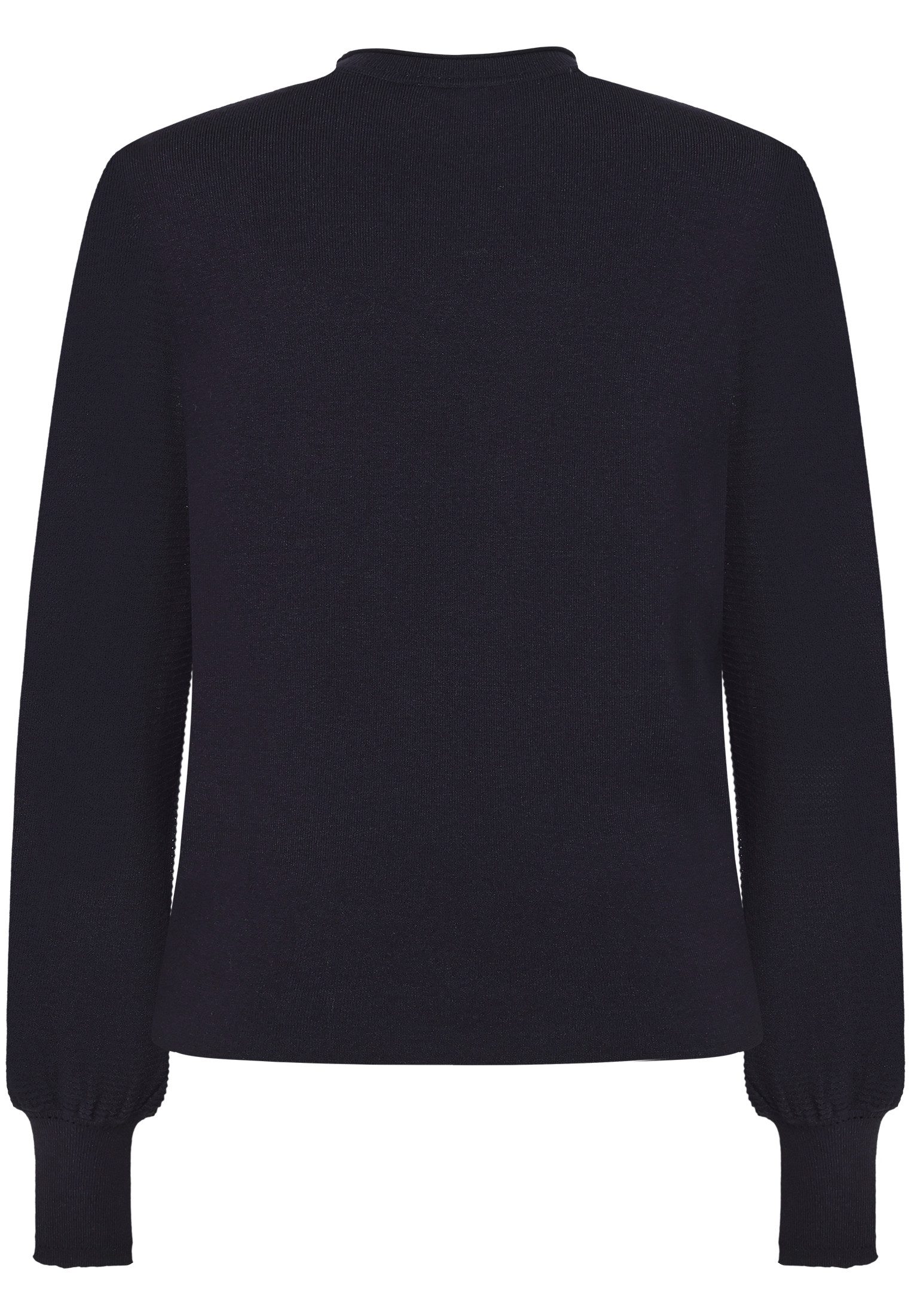 Zero Strickpullover Damen mit hohem Kragen (1-tlg) Plain/ohne Details