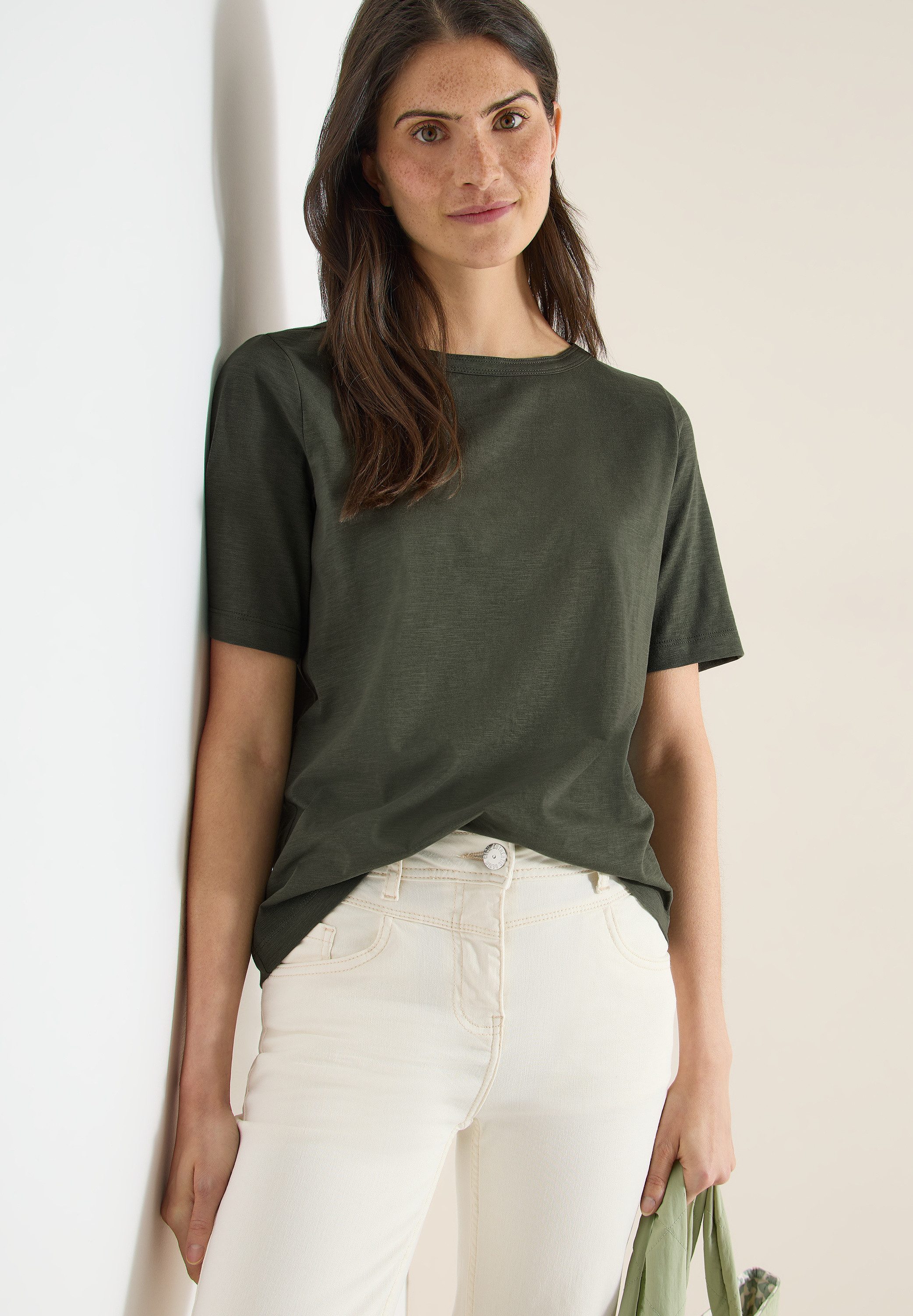 CECIL T-Shirt aus reiner Baumwolle
