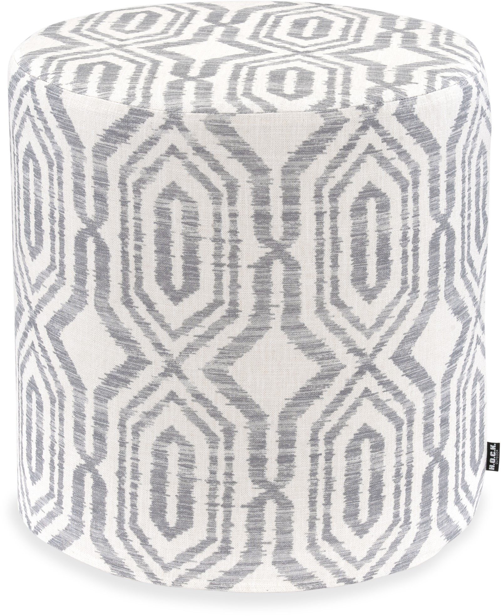 H.O.C.K. Sitzhocker H.O.C.K. Toledo Outdoor Hocker rund ø45x45cm col. 66 hellgrau in&out, Hocker, Sitzhocker, Pouf Hocker, Barhocker - wetterfest, vielseitig