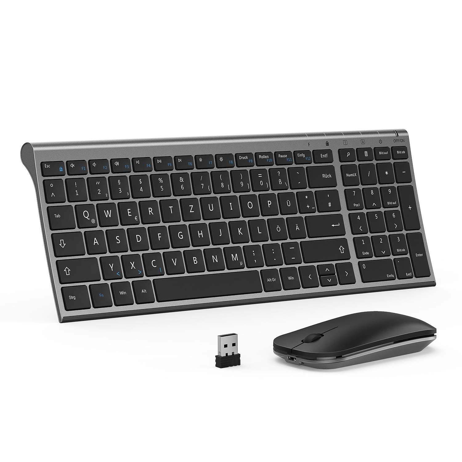 031B Kabelloses Tastatur- und Maus-Set