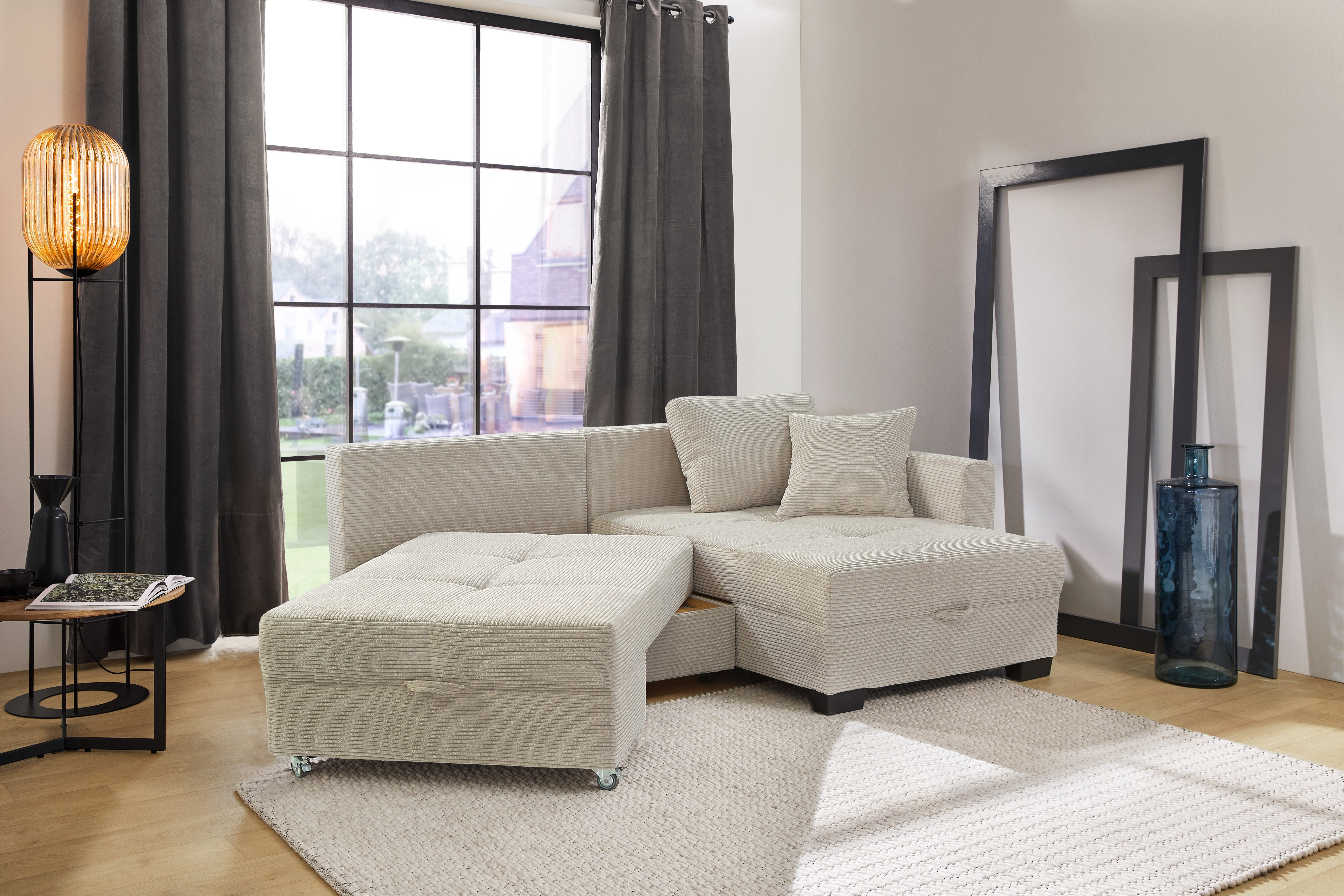 Jockenhöfer Gruppe Ecksofa Fantasy L-Form, B: 247 cm, Dreh-Schwenk-Ottomane günstig online kaufen