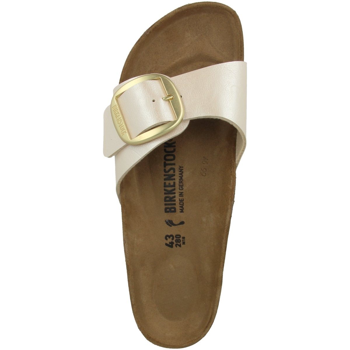 Birkenstock Madrid Big Buckle Birko-Flor schmal Damen Sandale Sandaletten, Sommerschuhe, Badeschuhe, Riemchen, Schlappen