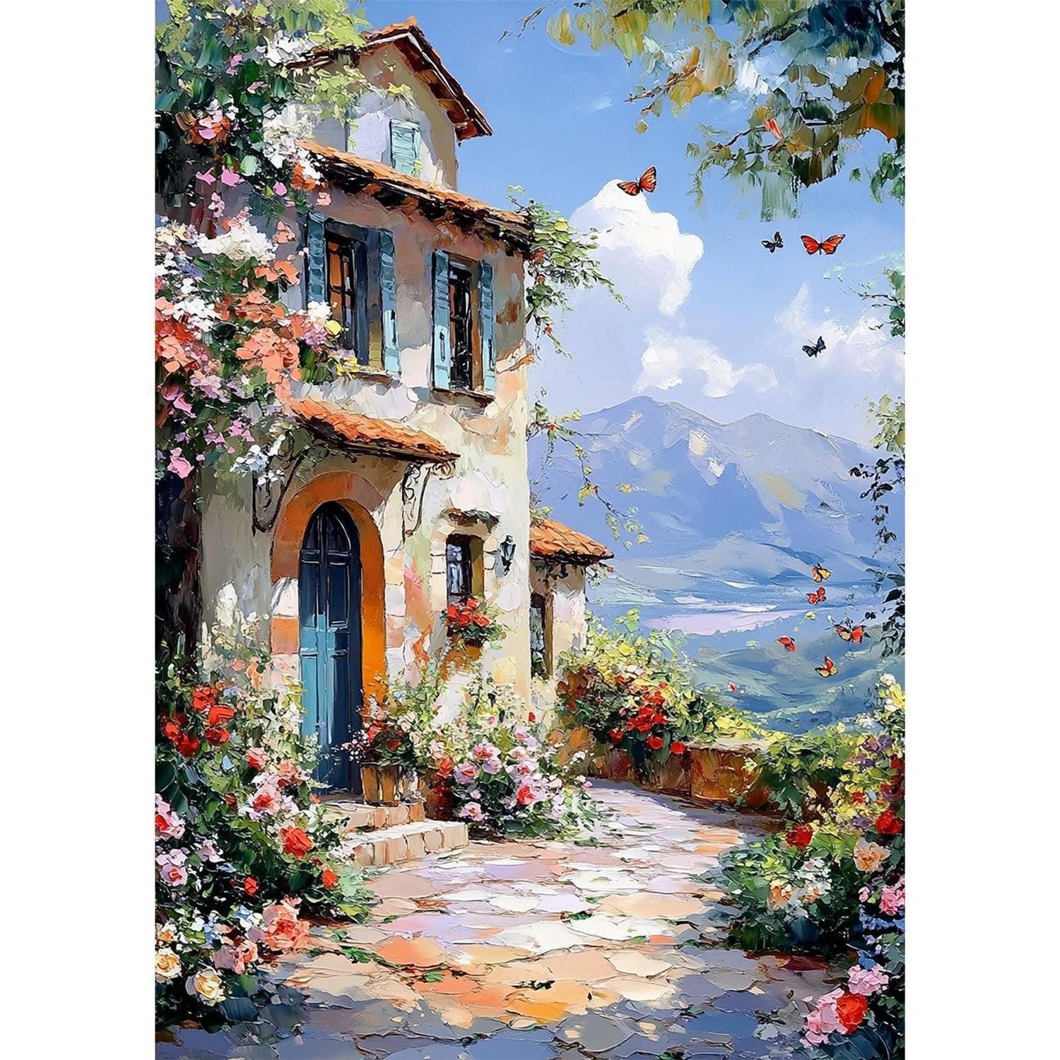 LuxusKollektion Kreativset Diamond Painting Landschaft 30x40cm