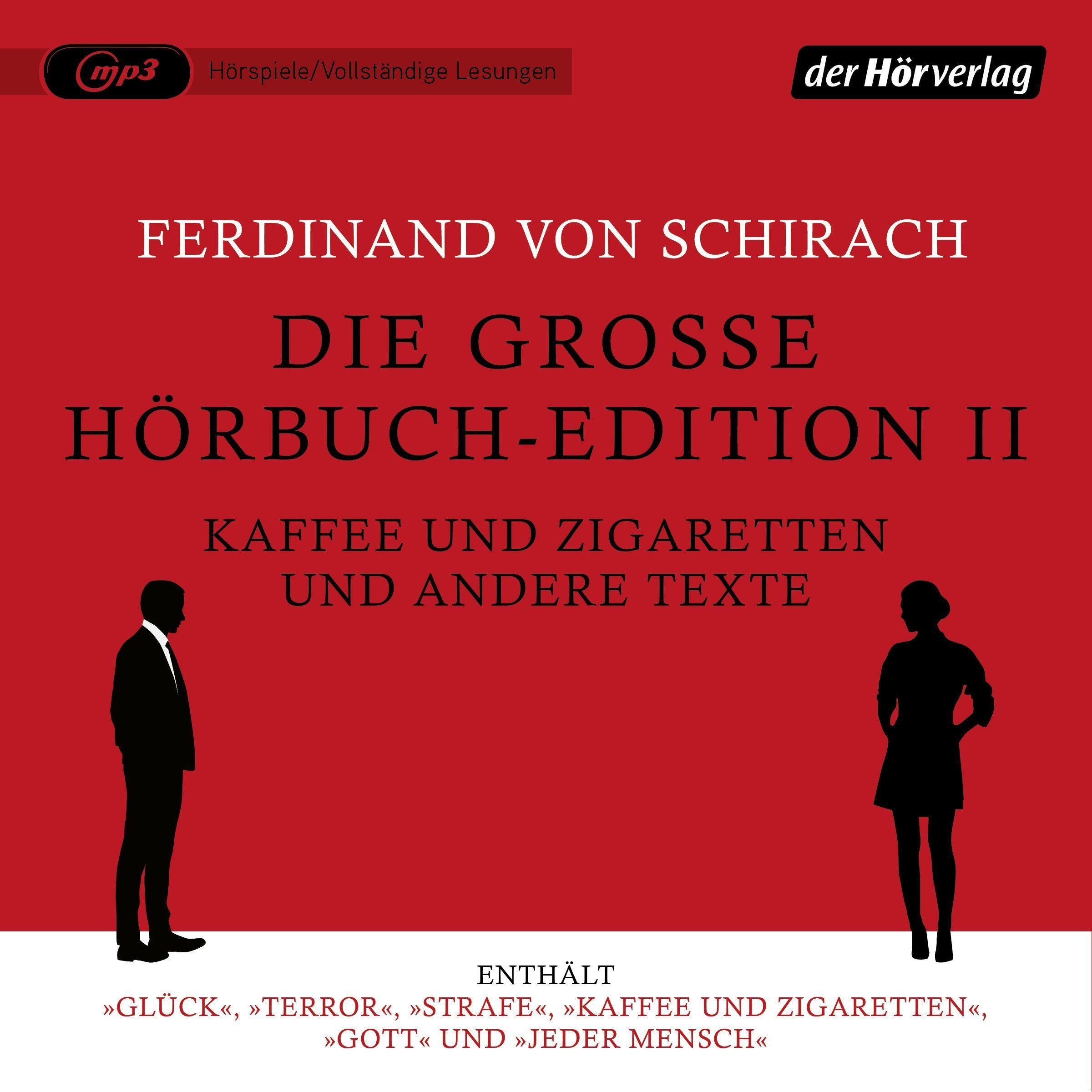 Der HörVerlag Hörspiel-CD Die große Hörbuch-Edition II - Kaffee und Zigaretten und andere Tex...