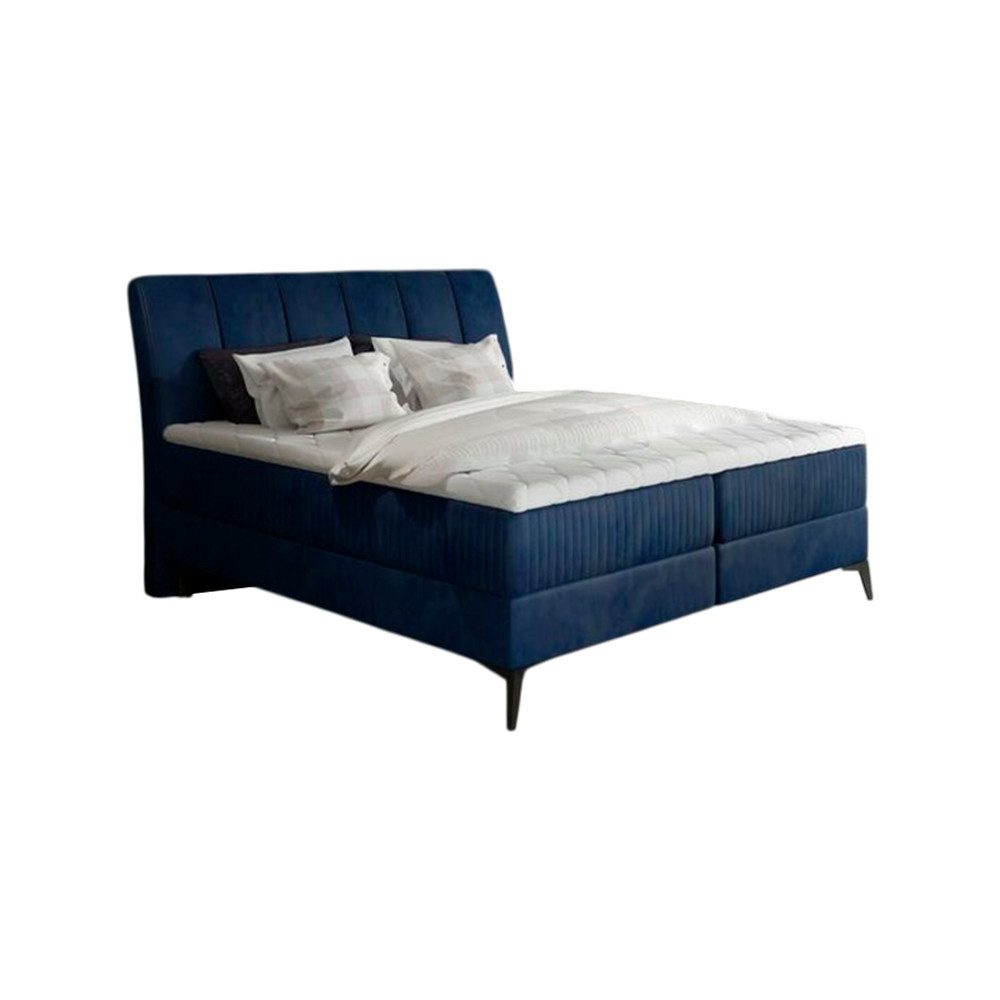 Boxspringbett Luxus Polsterbett Design Doppelbett für Hotel Schlafzimmer