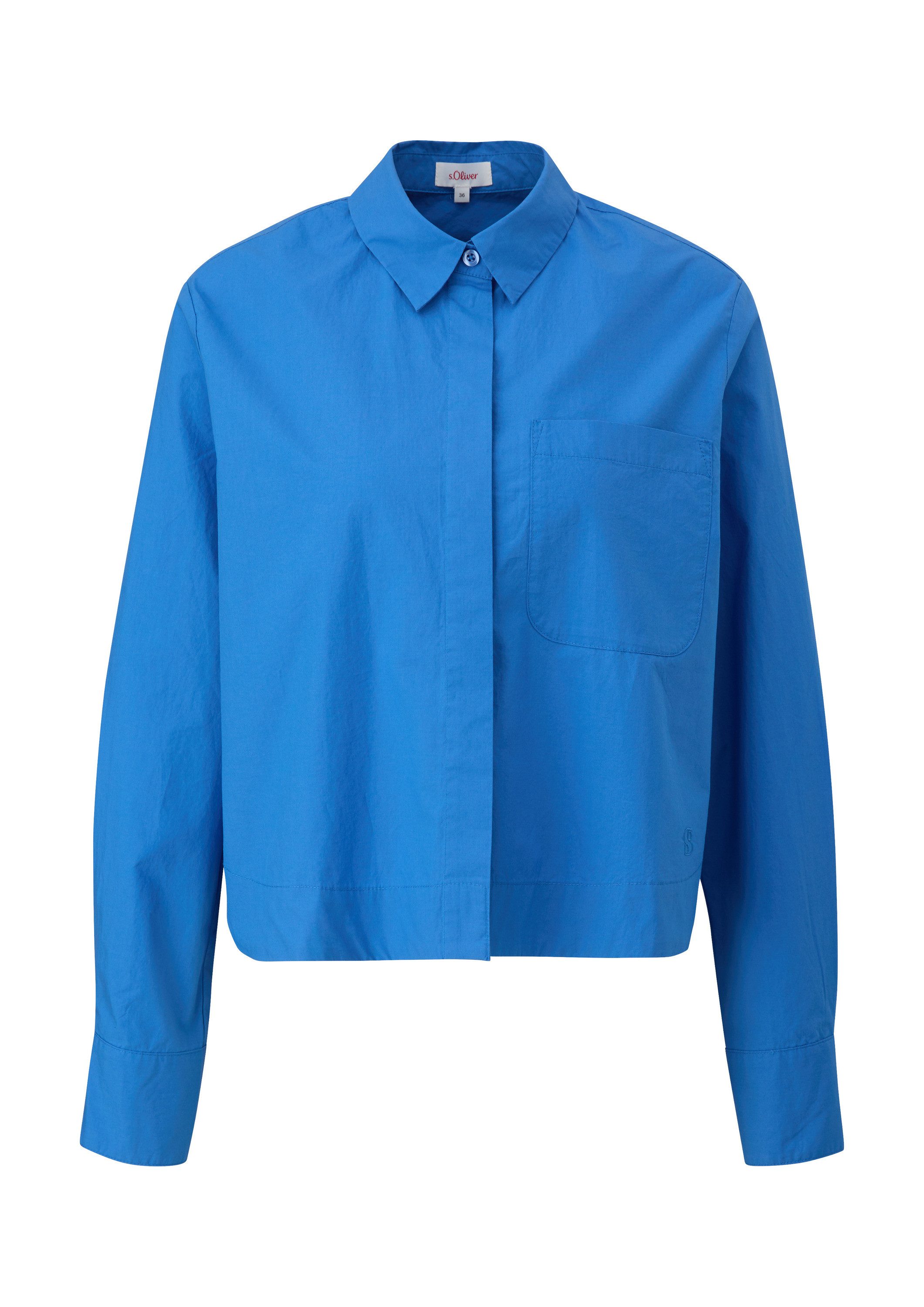 s.Oliver Langarmbluse Bluse Bluse aus Popeline günstig online kaufen