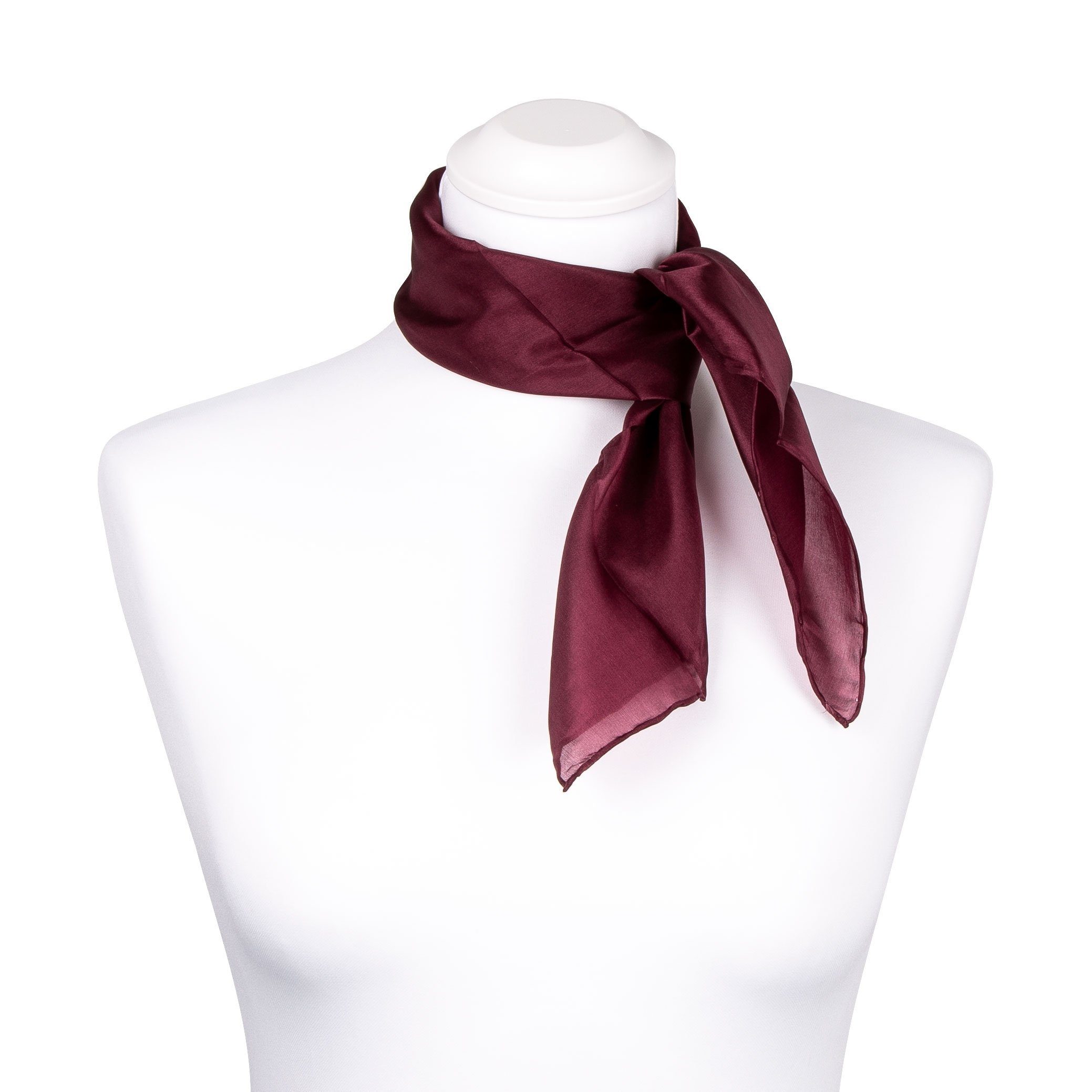 TINITEX Nickituch Nickituch Halstuch Aubergine günstig online kaufen