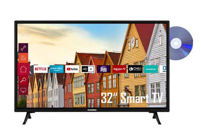 Telefunken XH32K550D LCD-LED Fernseher (80 cm/32 Zoll, HD-ready, Smart TV, DVD-Player, Triple-Tuner, 6 Monate HD+ gratis)