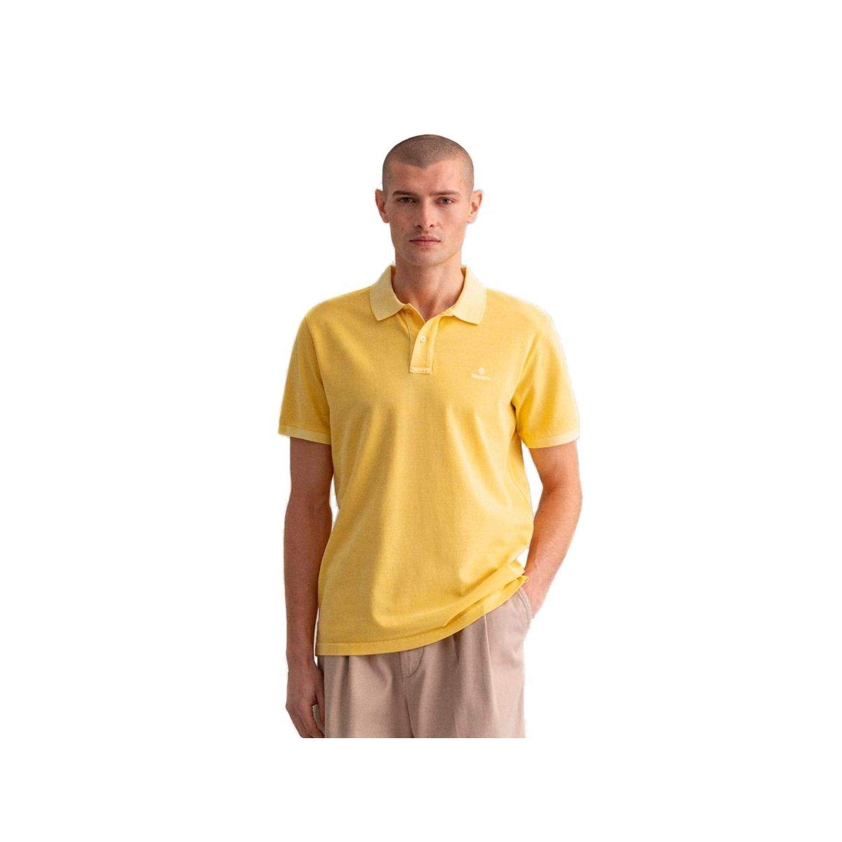 Gant Poloshirt gelb regular (1-tlg)