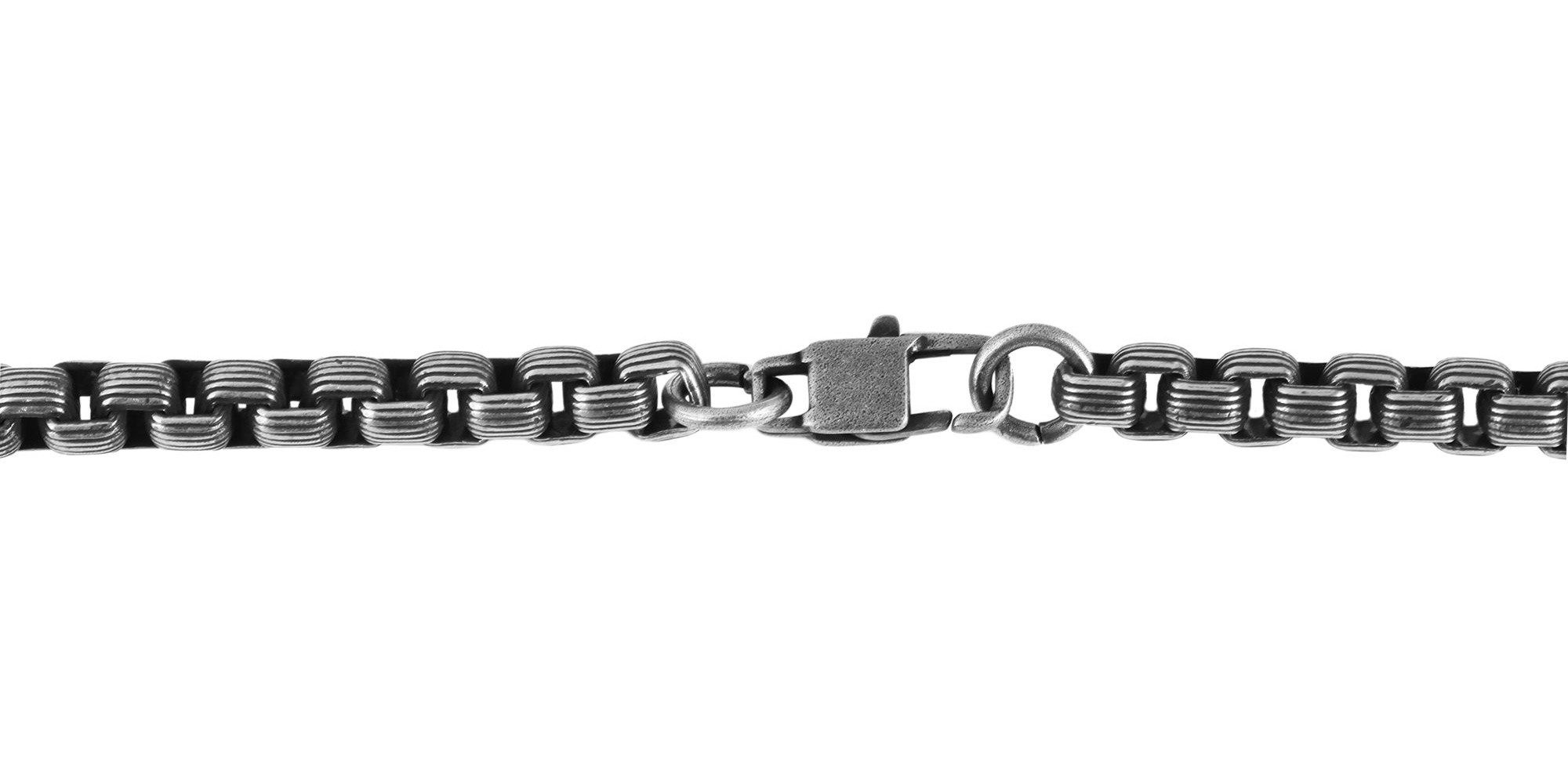 Adelia´s Gliederkette Halskette – Venezianerkette aus Edelstahl, Ideal als Geschenk – dezent und elegant