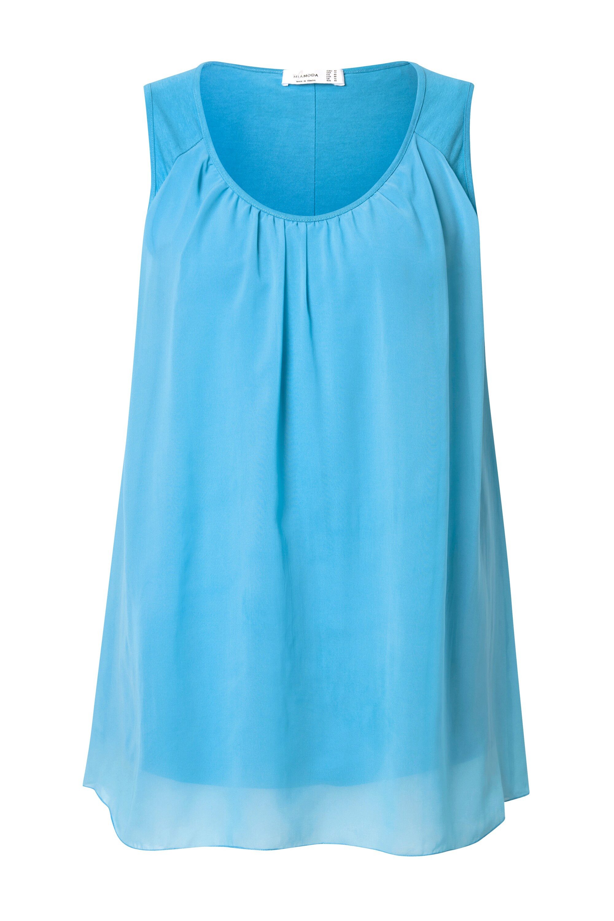 MIAMODA Longtop Top A-Linie Rundhals ärmellos günstig online kaufen