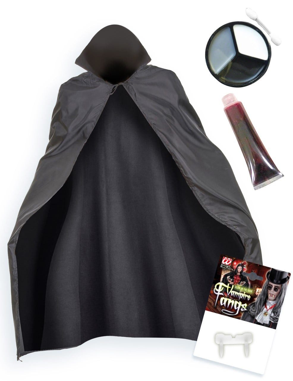 Kostüm Vampir-Set für Kinder mit Accessoires und Make-Up