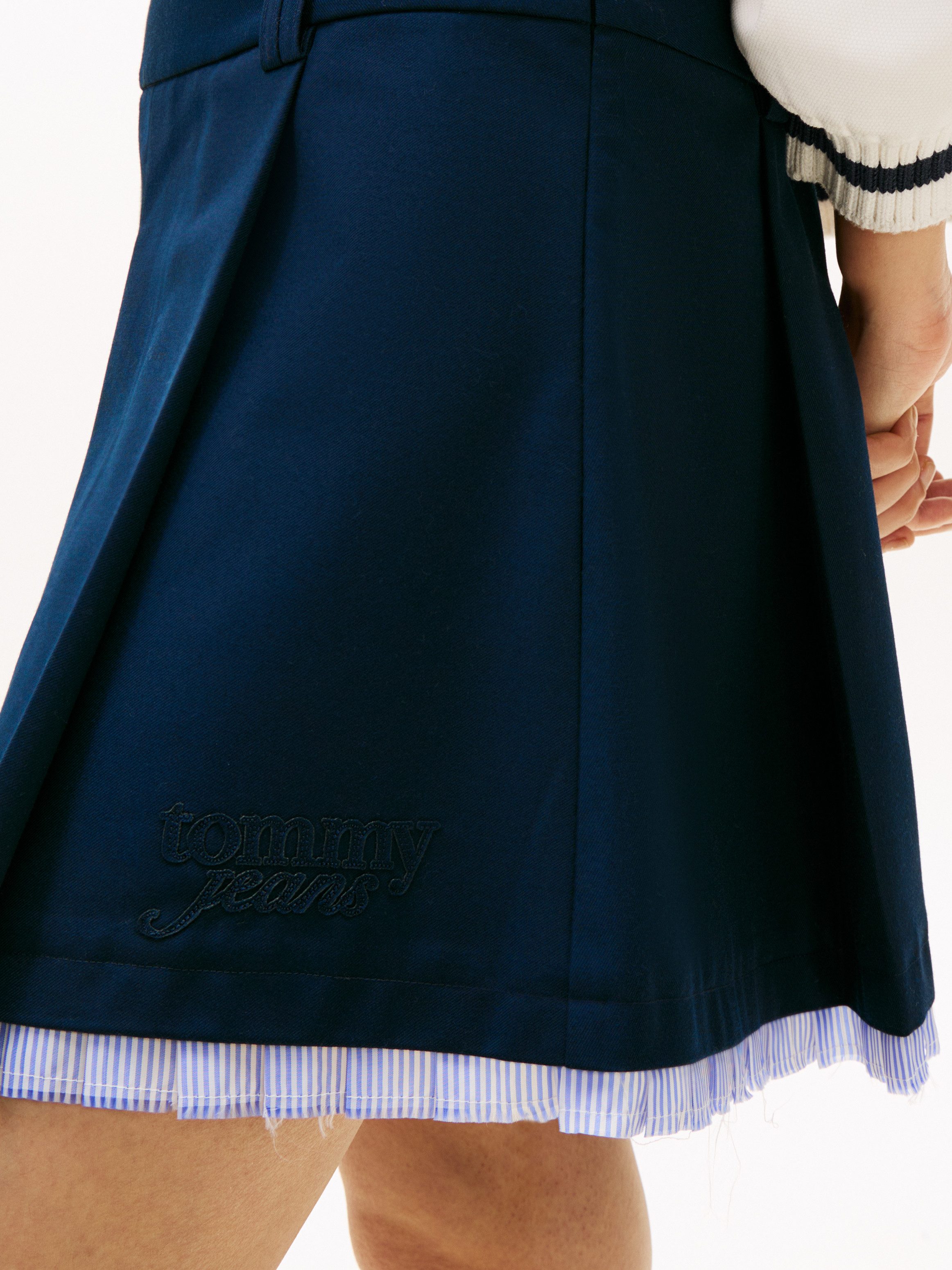 Tommy Jeans A-Linien-Rock TJW VARSITY PLEATED MINI SKIRT mit den klassische günstig online kaufen