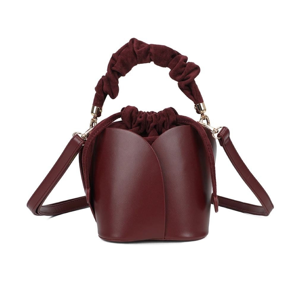 Gallantry Schultertasche Elegante Damenhandtasche mit Scrunchie-Trageriemen, Kompakt, elegant und vielseitig kombinierbar
