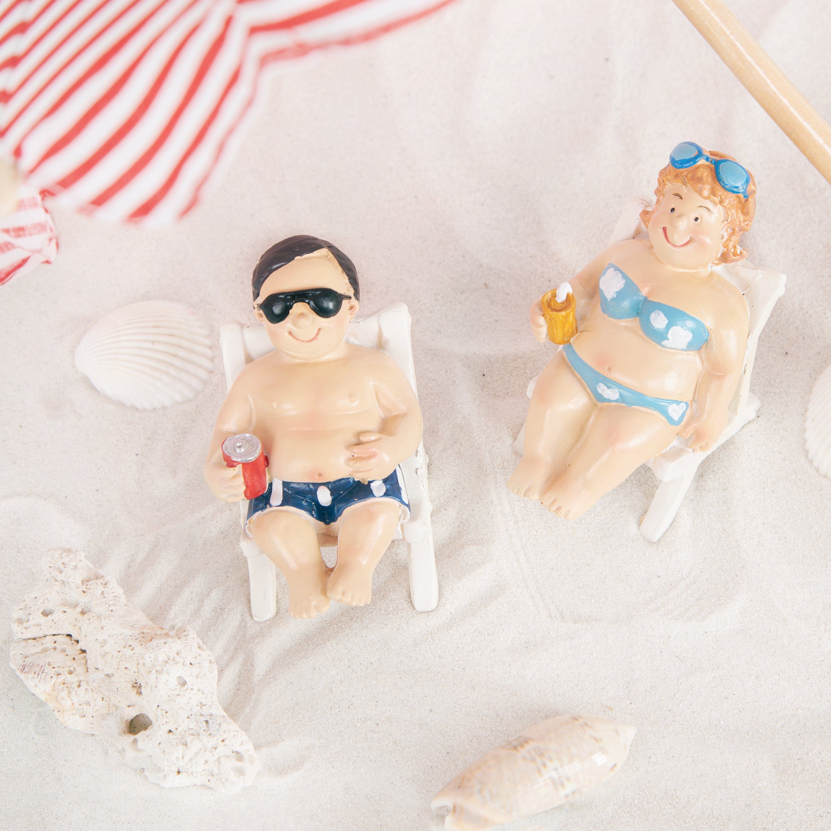 Logbuch-Verlag Dekofigur 2 Standurlauber Deko Figur günstig online kaufen