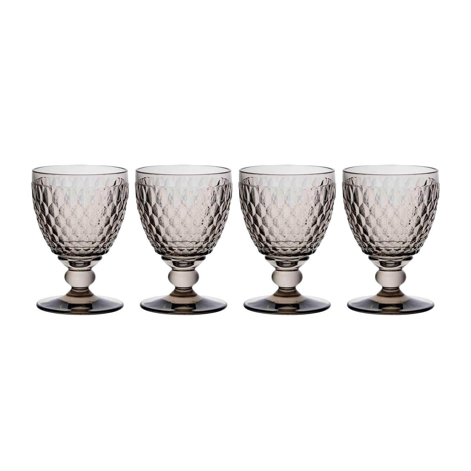 Villeroy & Boch Rotweinglas Boston Coloured Rotweingläser 310 ml 4er Set, 4-tlg., Glas
