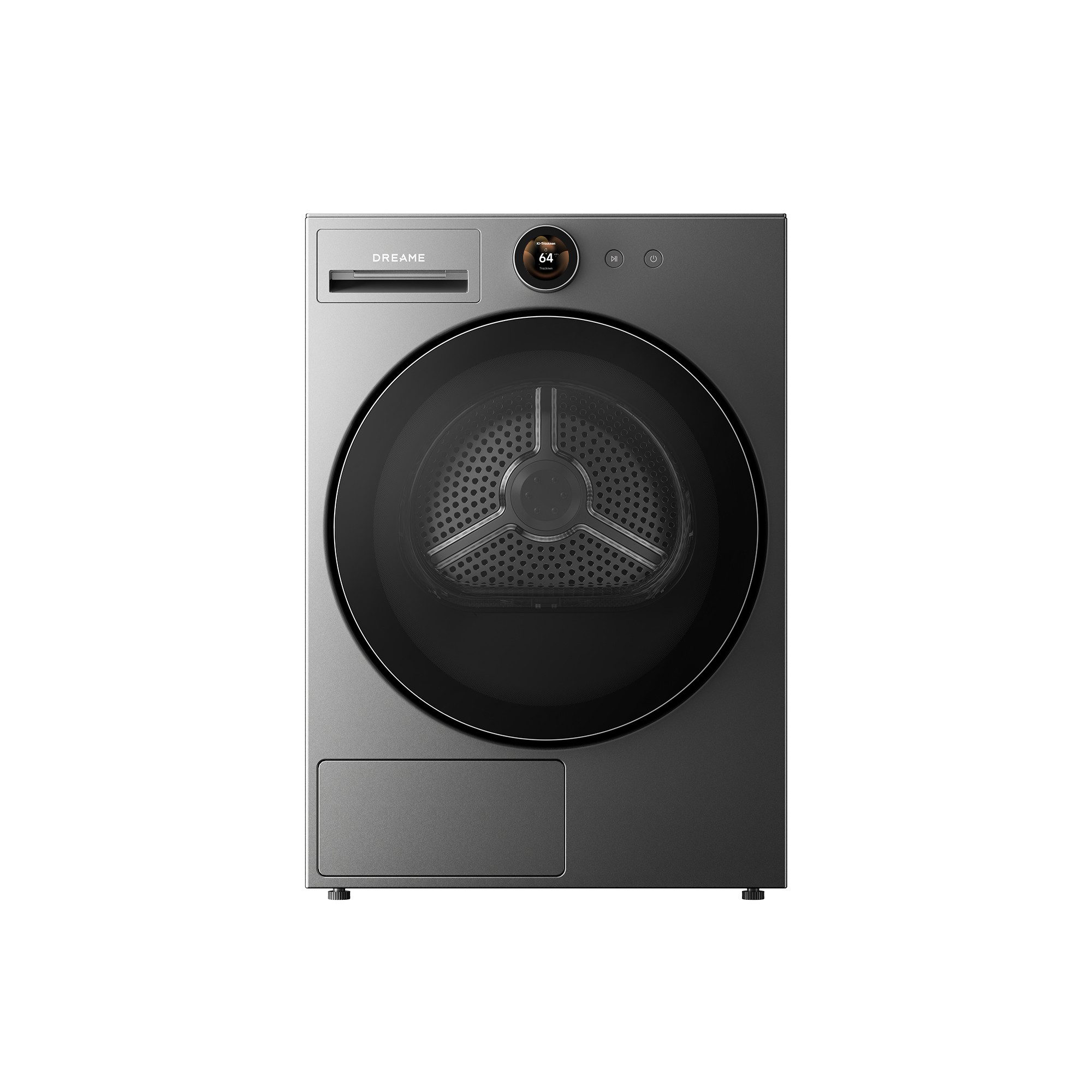Dreame Wärmepumpentrockner DWD09L90TAEU, Twin-Inverter-Wärmepumpentrocknung, Dampfpflege