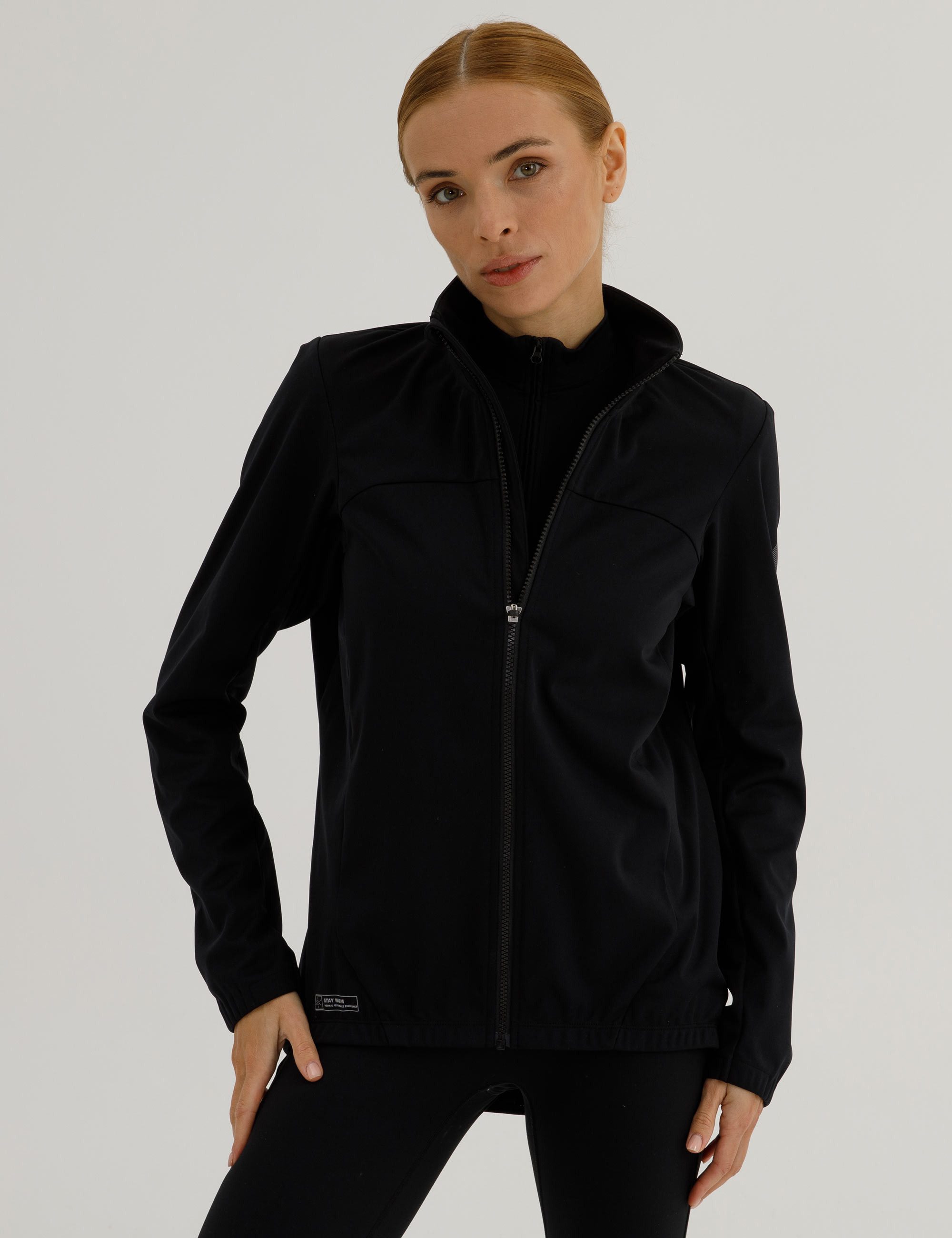 Airtracks Fahrradjacke Damen Winter Thermo Softshell Fahrradjacke Advance Line (für die kalte Jahreszeit Herbst-Winter » XS S M L Xl XXL XXXL «) Softshell - Wind und Wasserdicht, Funktions Jacke