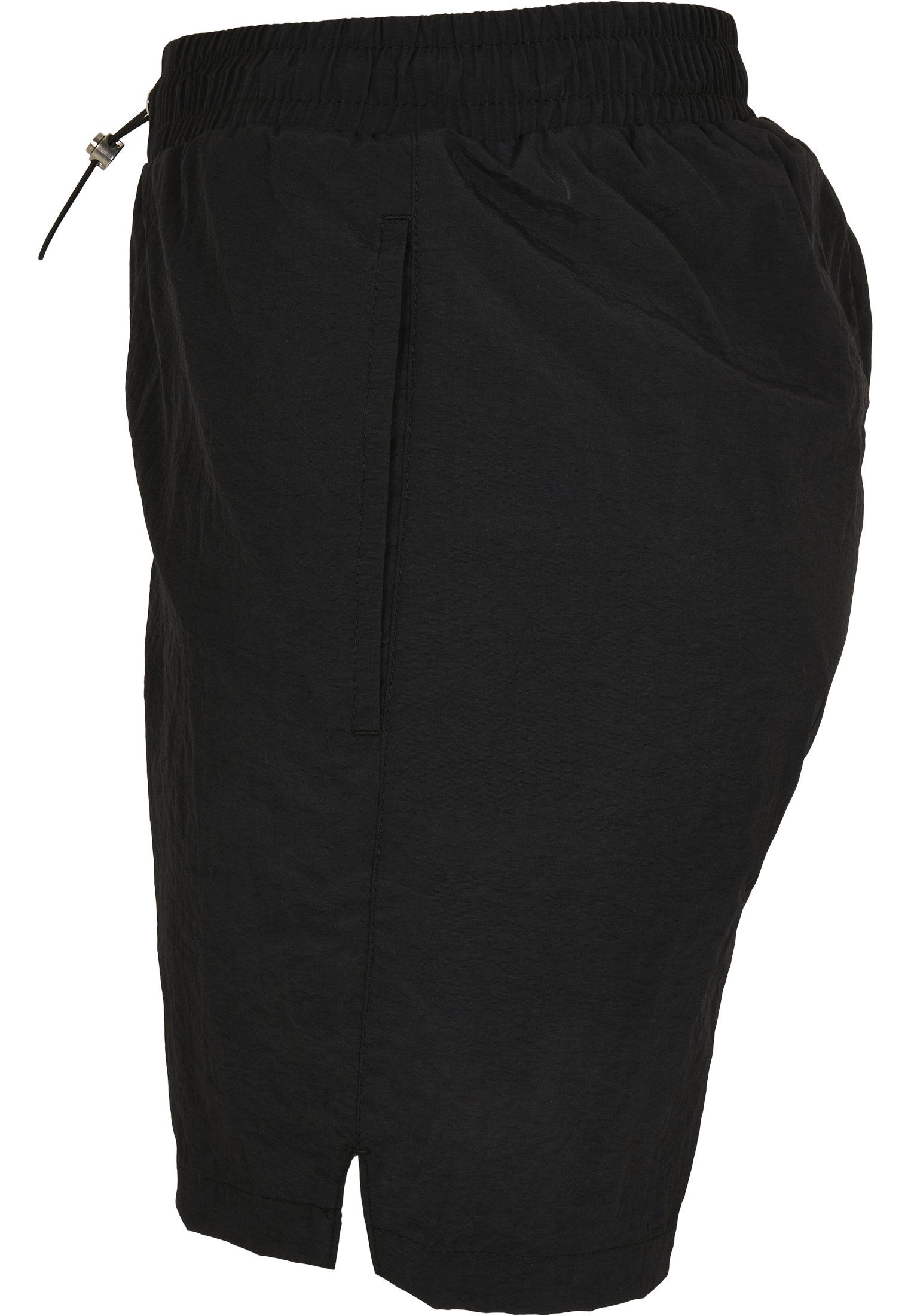 URBAN Stoffhose CLASSICS Damen (1-tlg) Shorts Ladies Crinkle black Nylon