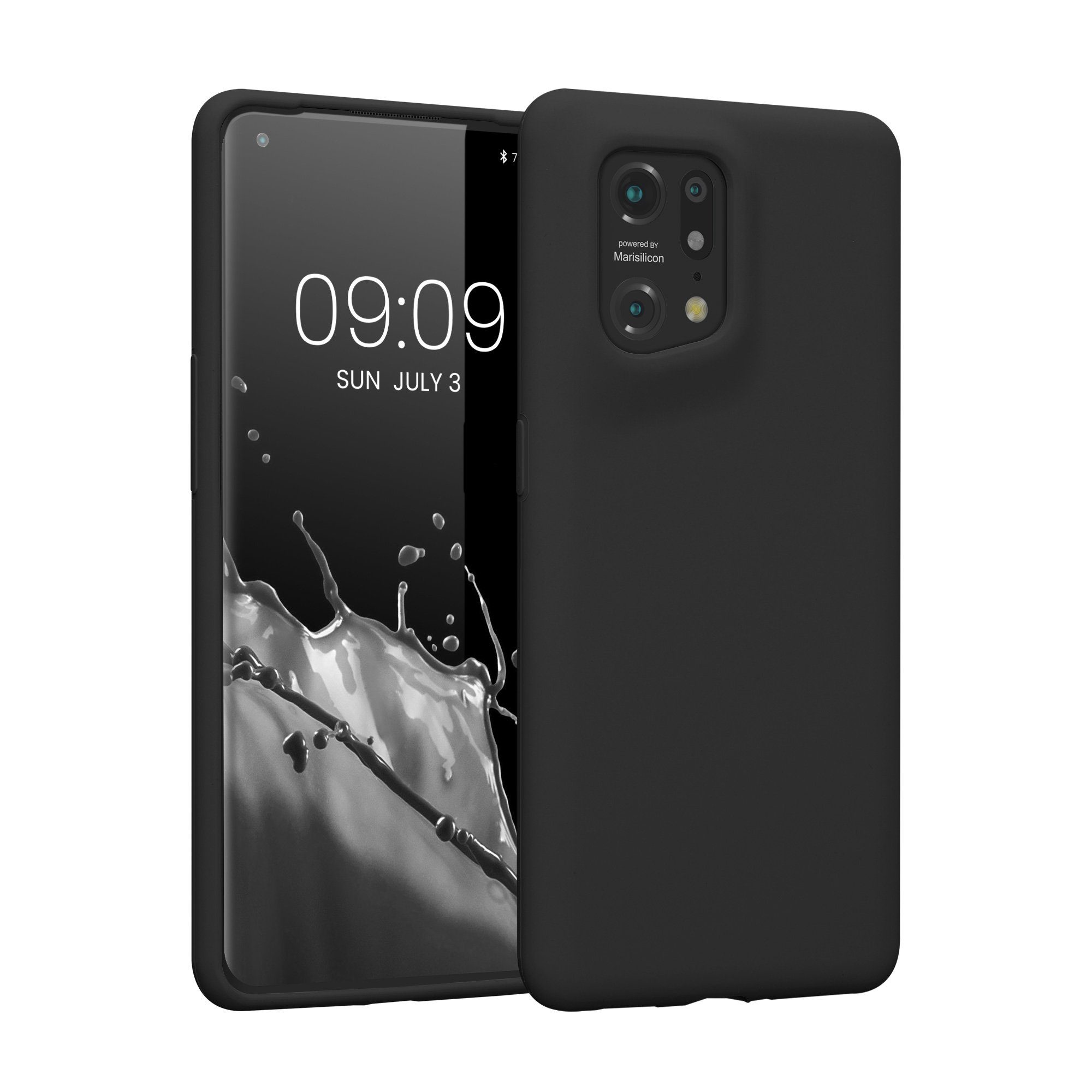 kwmobile Handyhülle Handyhülle für Oppo Find X5 (5G) Hülle, Weiches Handy Silikon Case - Schutzhülle Cover