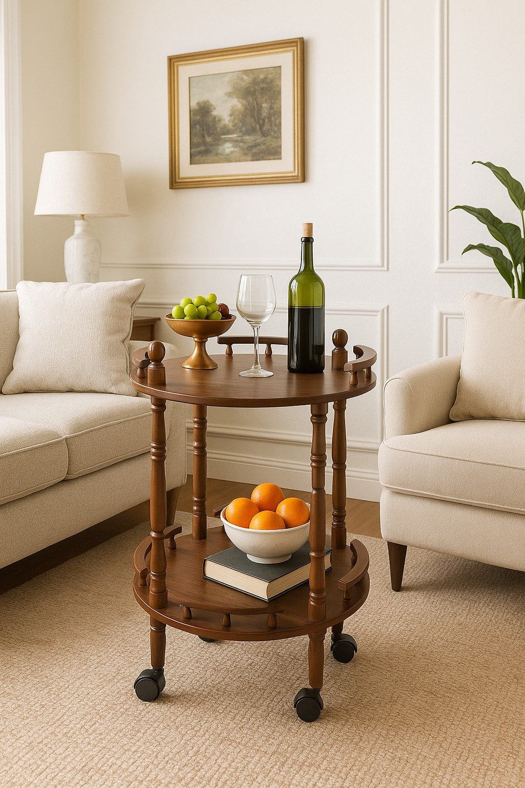 moebel-direkt-online Servierwagen Katja, (1 St), mit Rollen günstig online kaufen