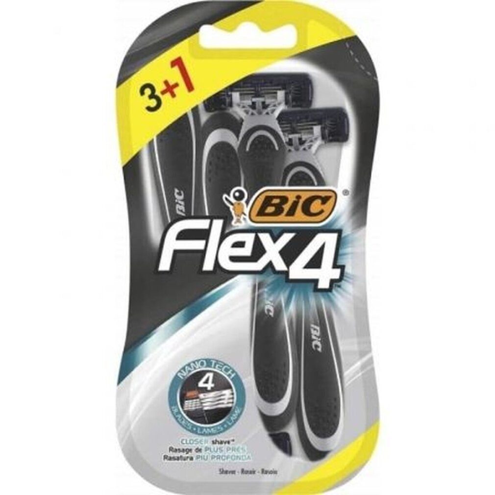 BIC Rasierklingen Flex 4 Hojas Comfort Maq Afeit 3ud 1